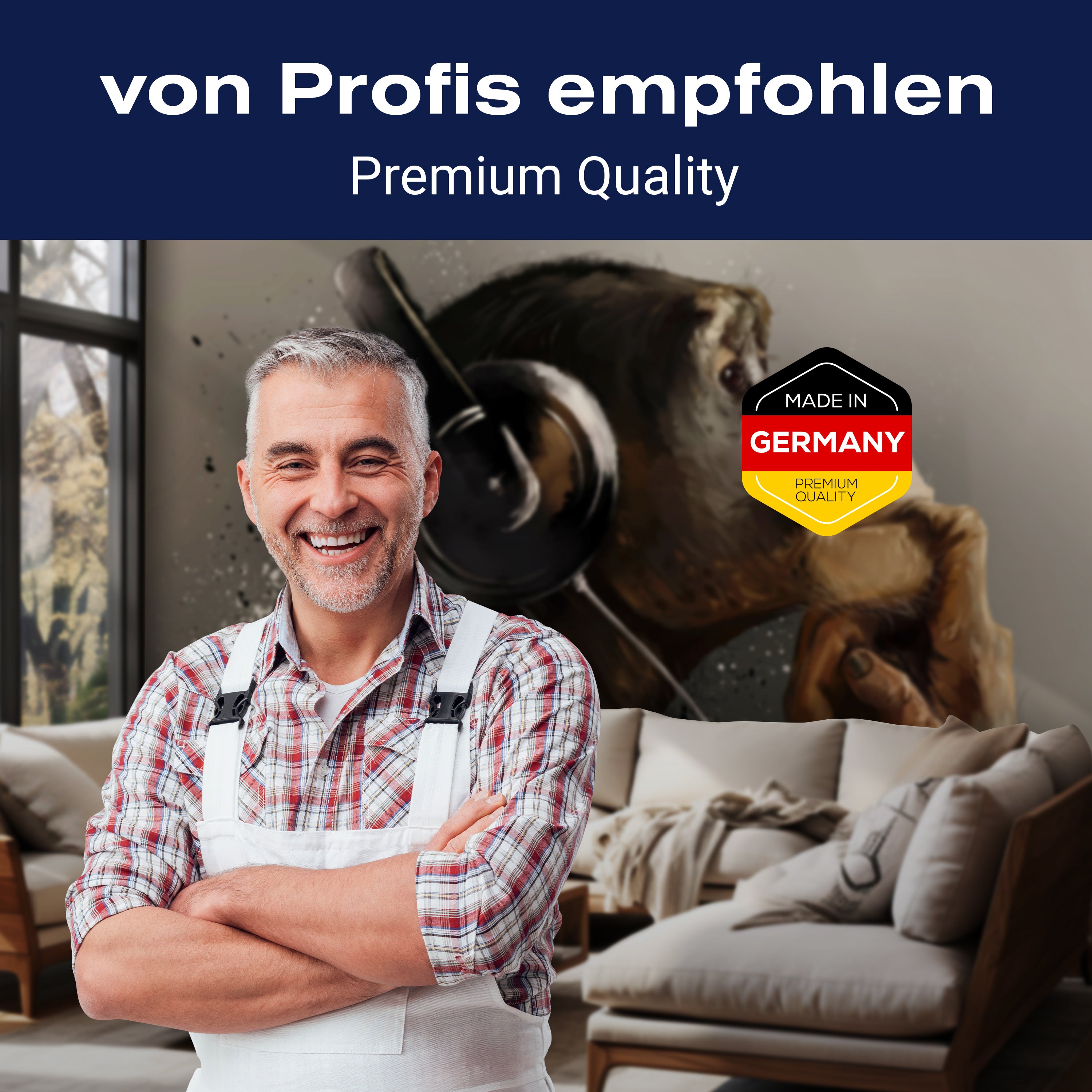 Fototapete Affe Schimpanse Kopfhörer M6540 - Bild 5 Fototapete Affe Schimpanse Kopfhörer M6540 - Bild 5