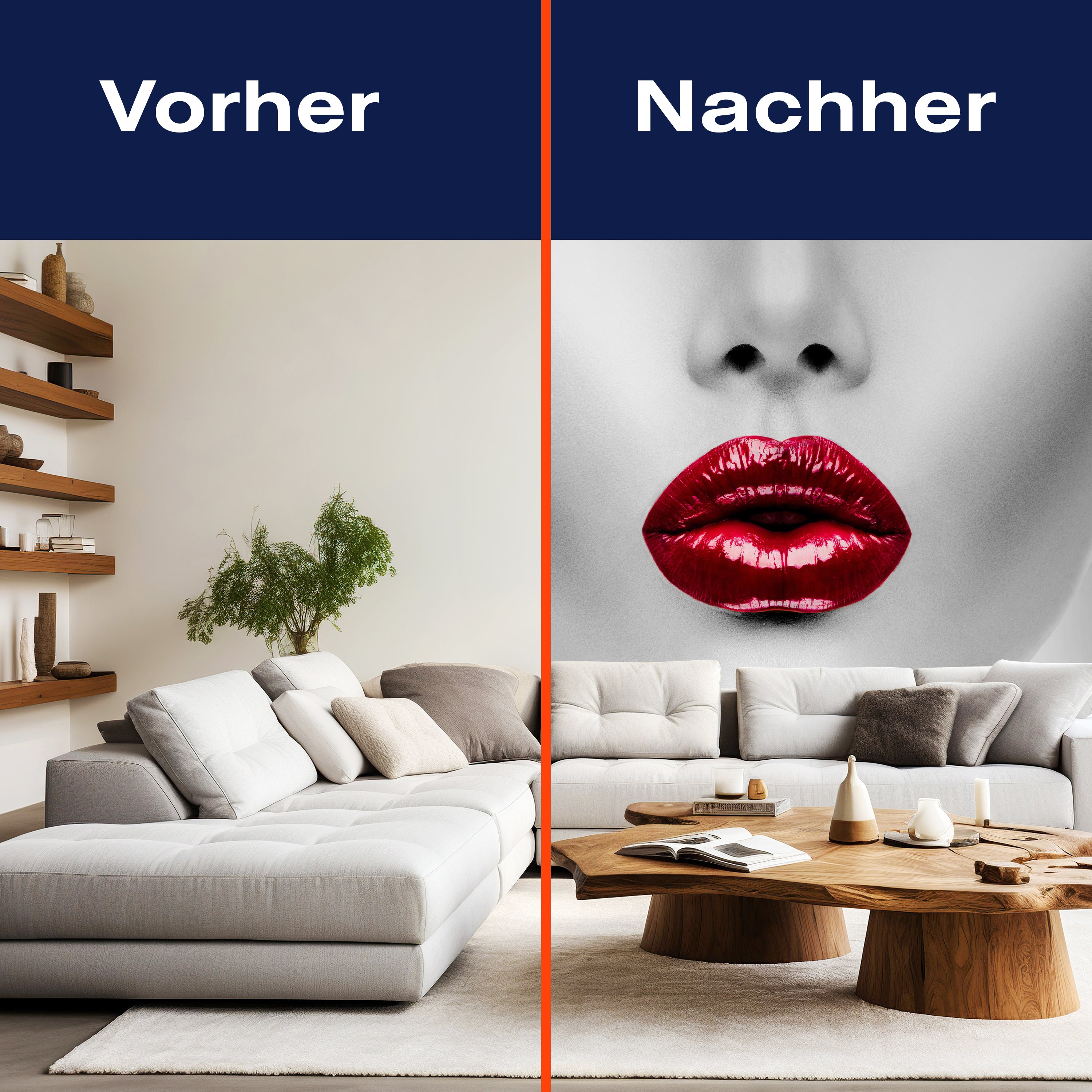 Fototapete Frau roter Lippensift M6548 - Bild 9 Fototapete Frau roter Lippensift M6548 - Bild 9
