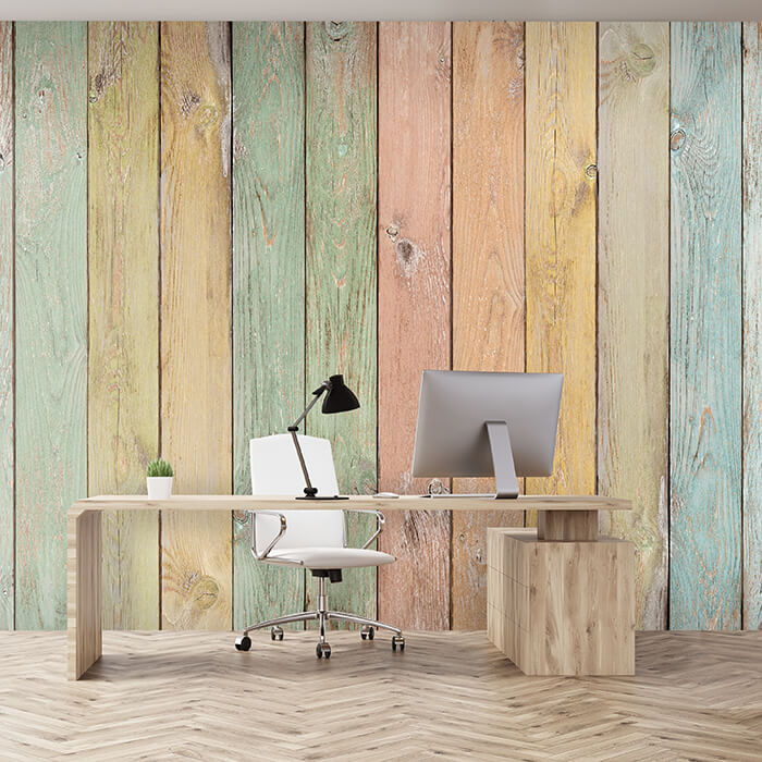 Fototapete Holz Wand pastell M6558 - Bild 1 Fototapete Holz Wand pastell M6558 - Bild 1
