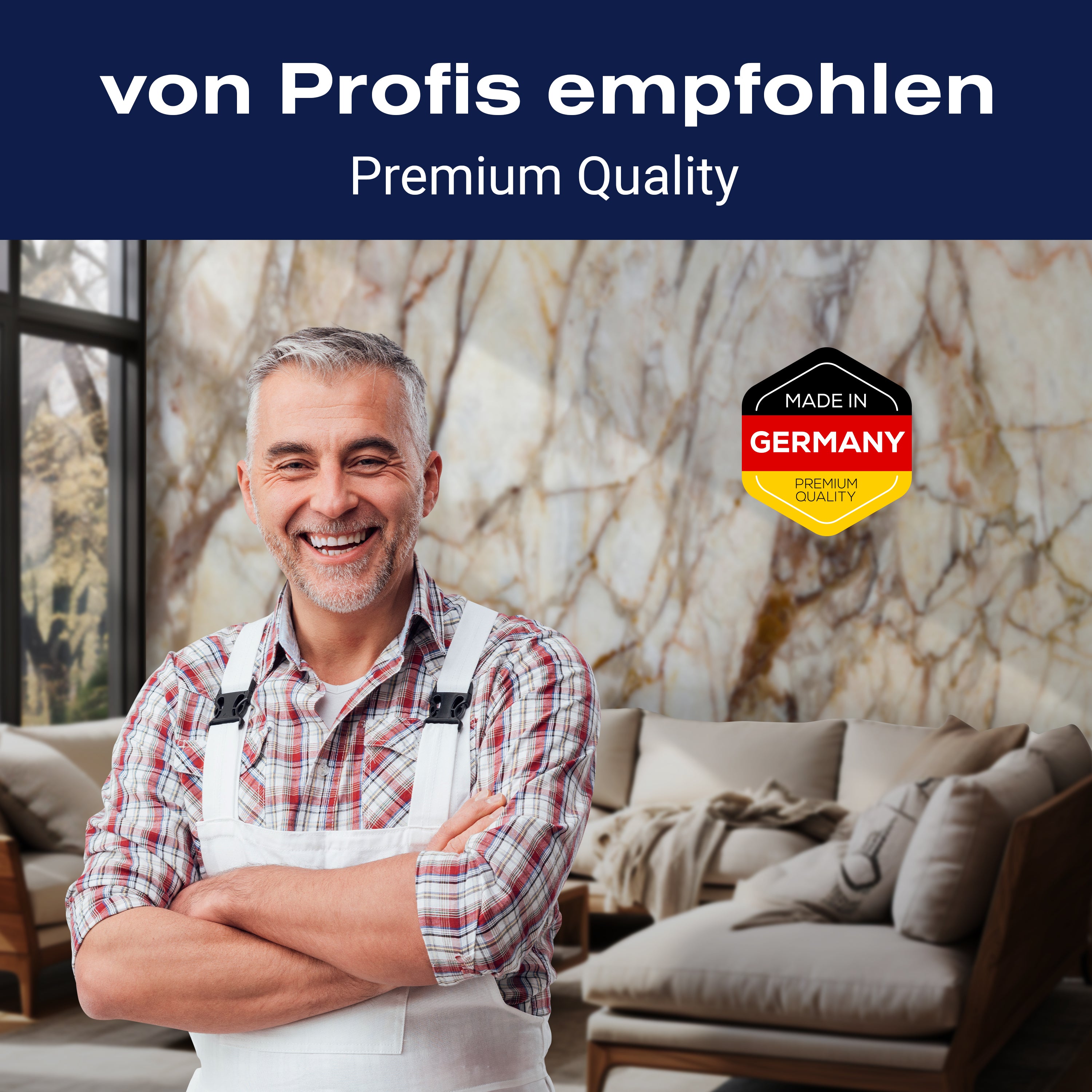 Fototapete Marmor braun grau weiß M6561 - Bild 5 Fototapete Marmor braun grau weiß M6561 - Bild 5