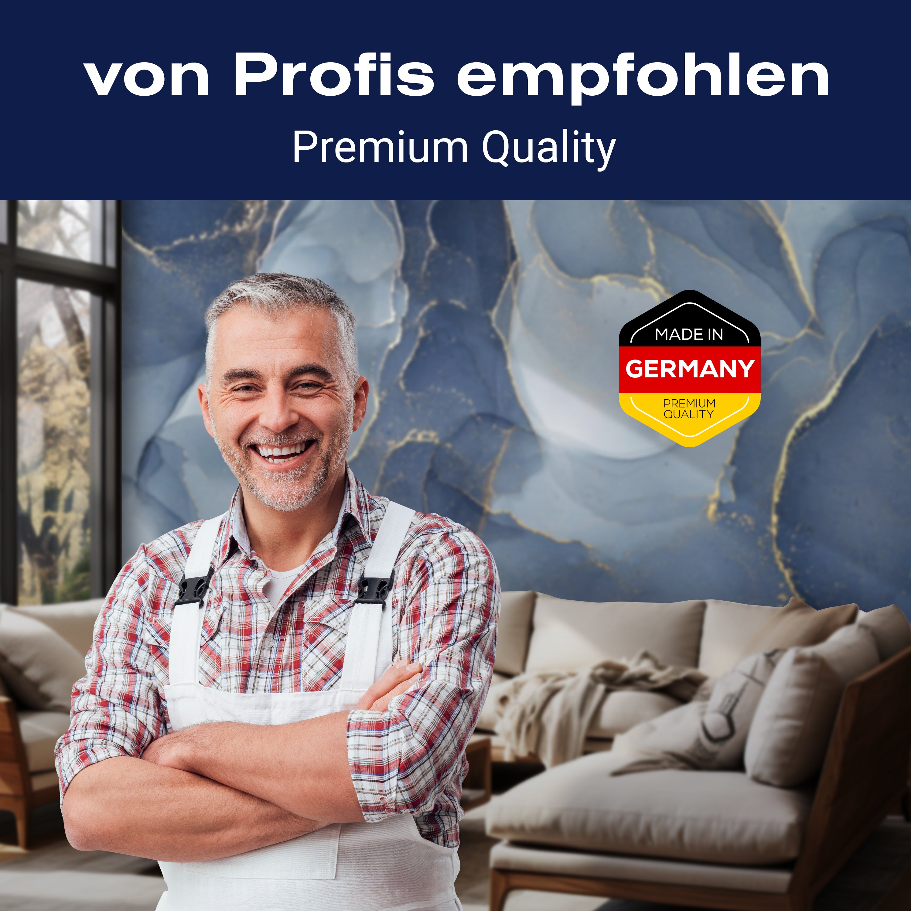 Fototapete Wasserfarben gelb blau M6563 - Bild 5 Fototapete Wasserfarben gelb blau M6563 - Bild 5