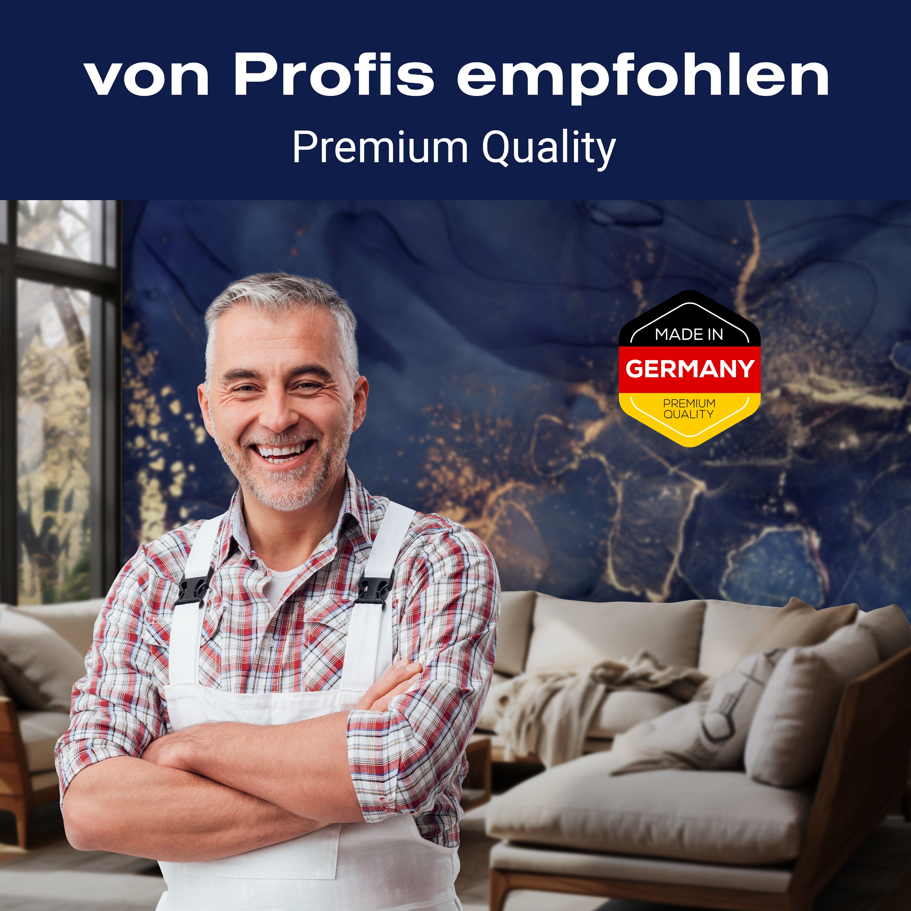 Fototapete Marmoroptik Wasserfarbe dunkelblau M6566 - Bild 5 Fototapete Marmoroptik Wasserfarbe dunkelblau M6566 - Bild 5