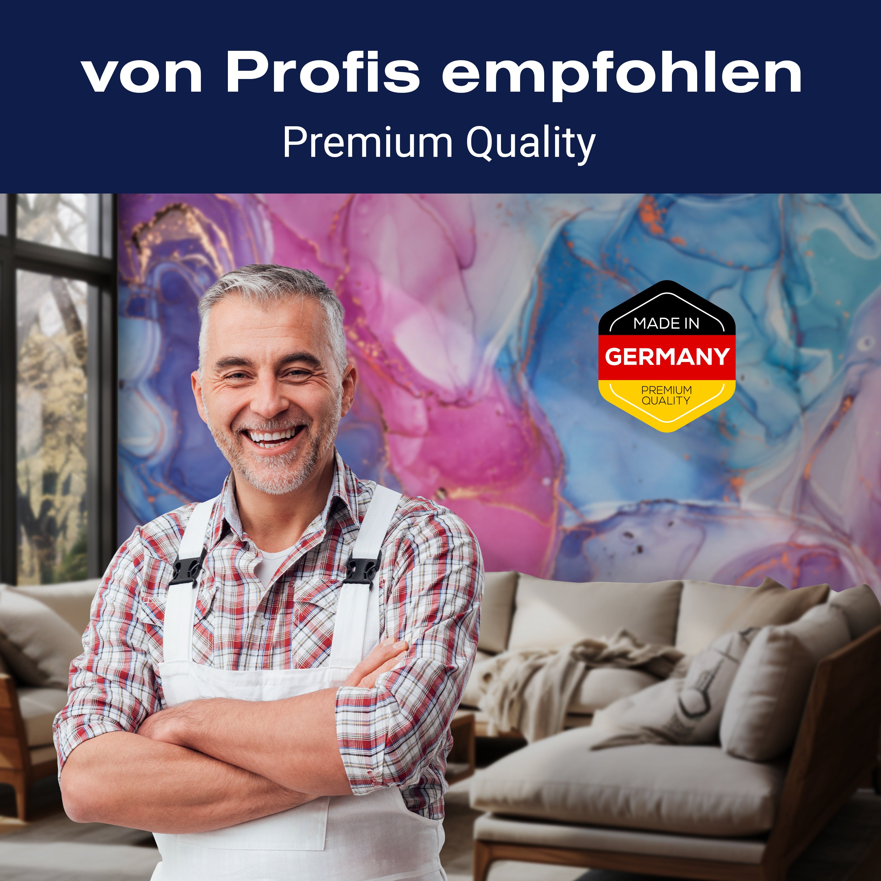 Fototapete Marmoroptik Kunst Wasserfarben rosa M6573 - Bild 5 Fototapete Marmoroptik Kunst Wasserfarben rosa M6573 - Bild 5