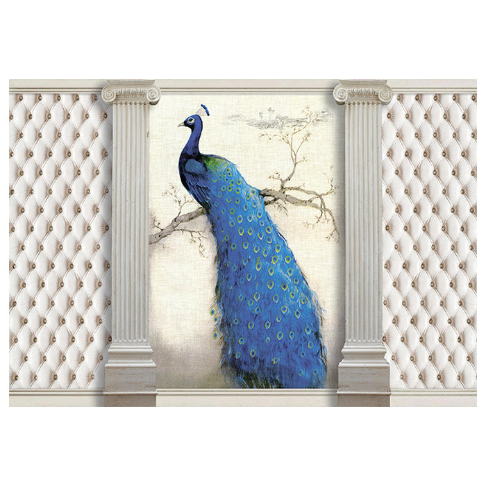 Fototapete blauer Pfau antike Säulen M6580 - Bild 2 Fototapete blauer Pfau antike Säulen M6580 - Bild 2