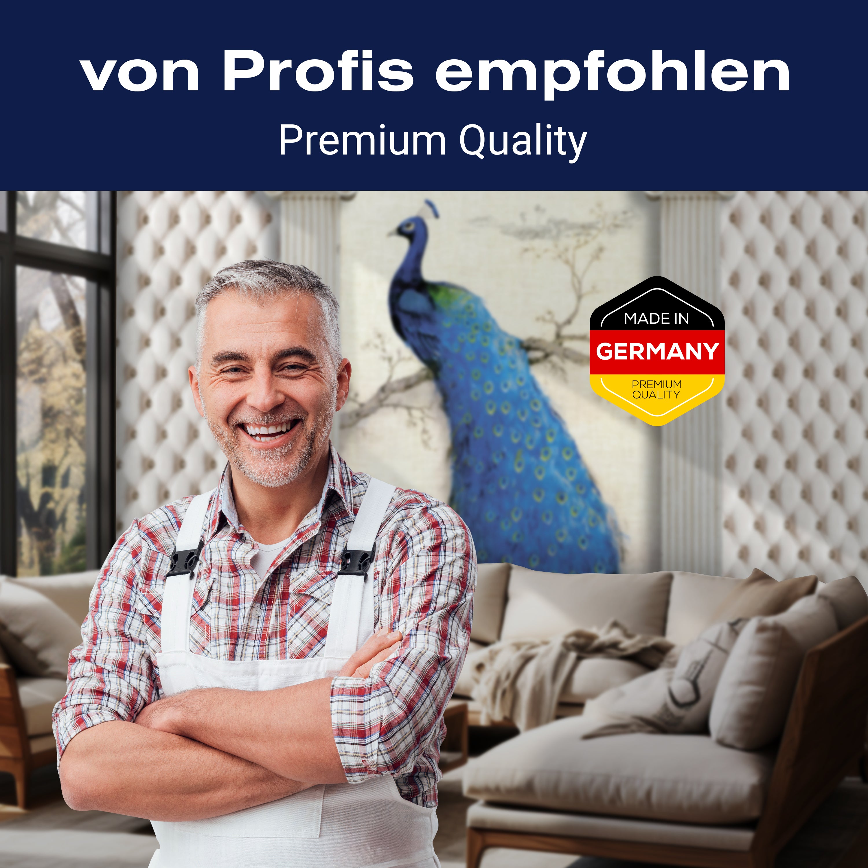 Fototapete blauer Pfau antike Säulen M6580 - Bild 5 Fototapete blauer Pfau antike Säulen M6580 - Bild 5