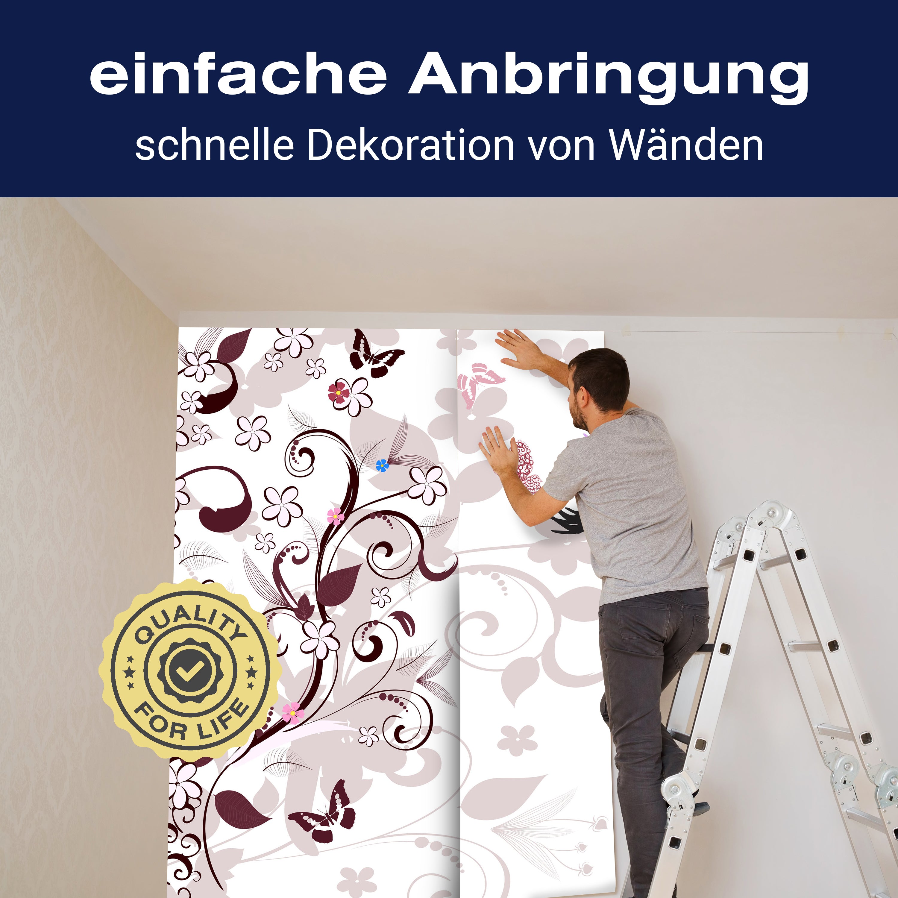 Fototapete Blumenfee Elfe Schmetterlinge M6592 - Bild 3 Fototapete Blumenfee Elfe Schmetterlinge M6592 - Bild 3