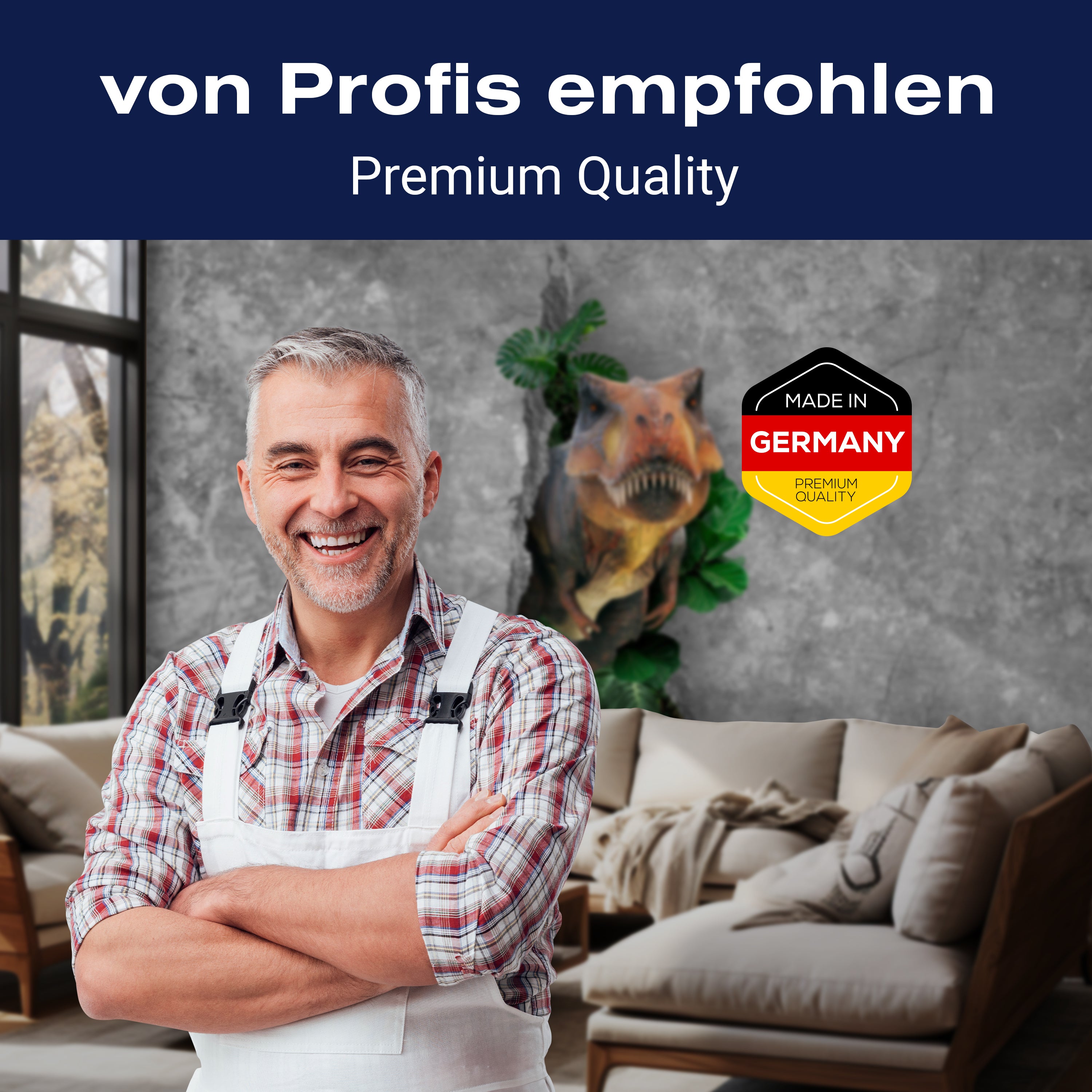 Fototapete 3D Optik T-Rex Wanddurchbruch M6622 - Bild 5 Fototapete 3D Optik T-Rex Wanddurchbruch M6622 - Bild 5