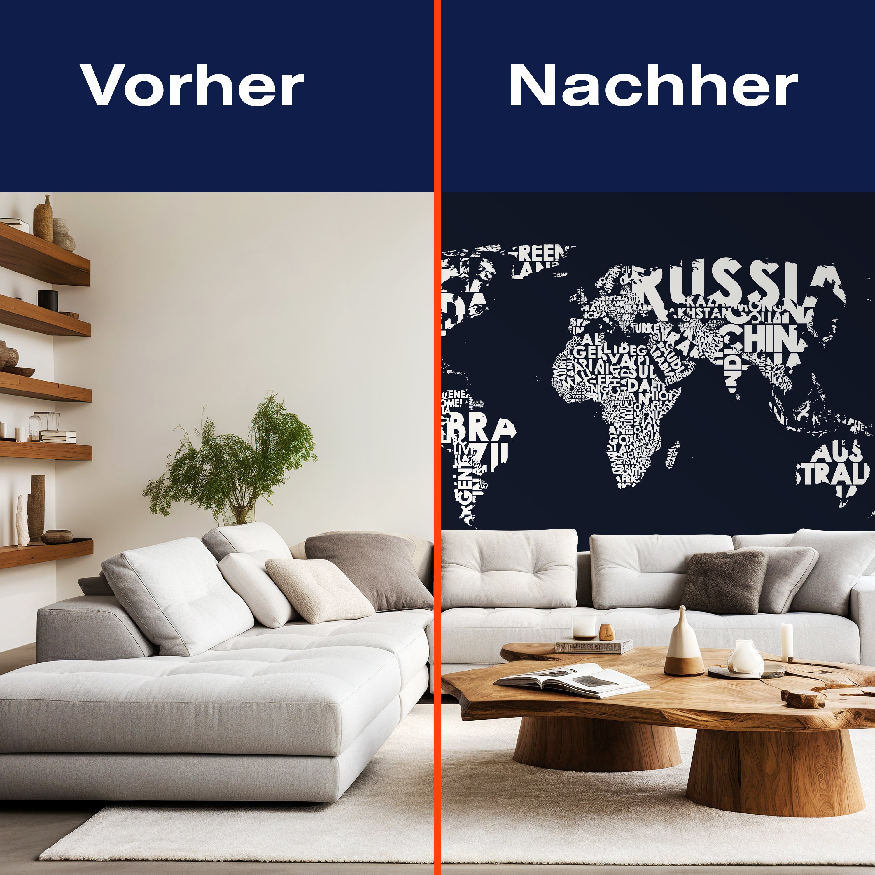 Fototapete Weltkarte weiß blau M6656 - Bild 9 Fototapete Weltkarte weiß blau M6656 - Bild 9