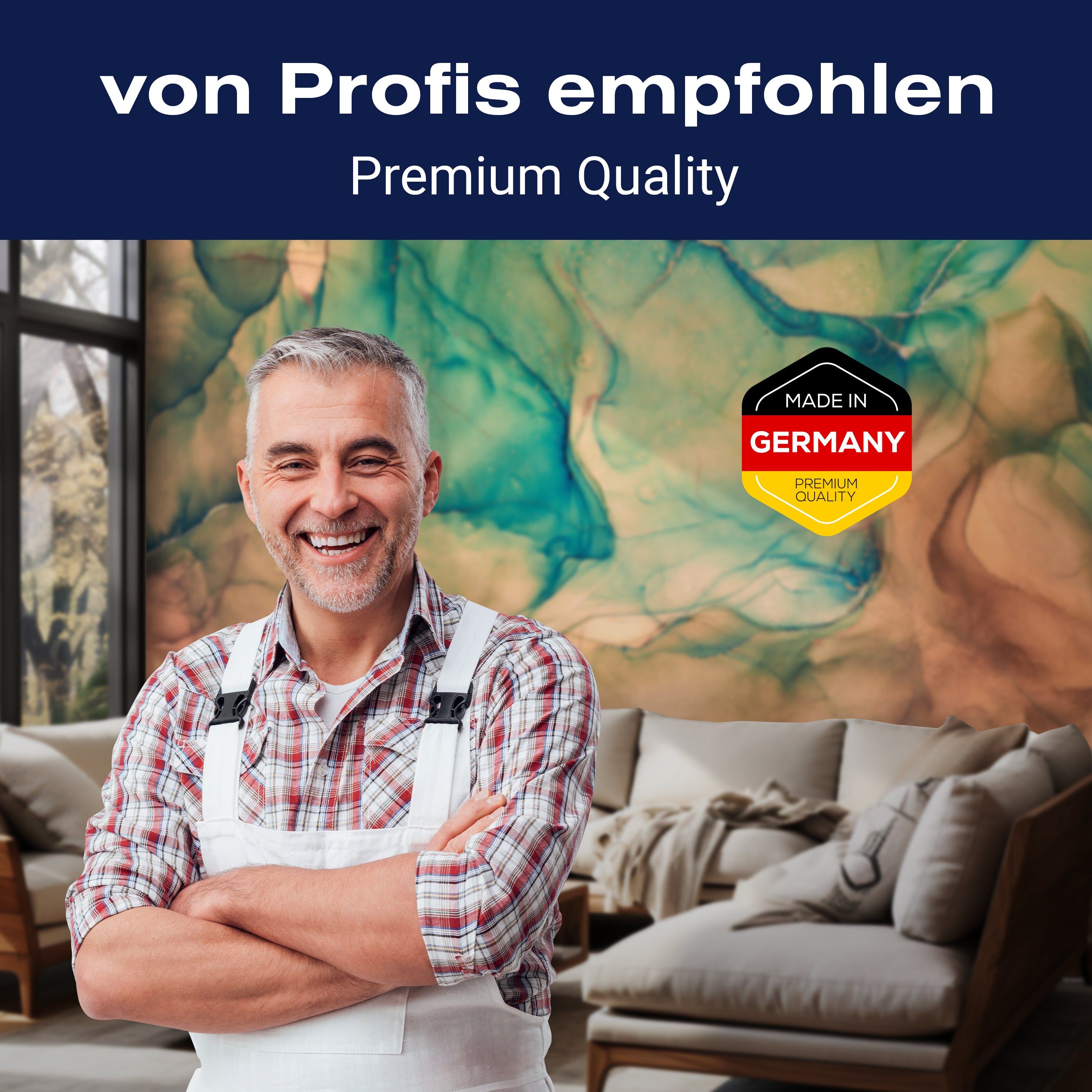 Fototapete Marmor braun türkis gold M6663 - Bild 5 Fototapete Marmor braun türkis gold M6663 - Bild 5