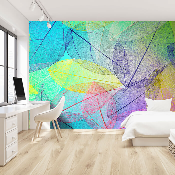 Fototapete transparente Blätter bunt M6702 - Bild 1 Fototapete transparente Blätter bunt M6702 - Bild 1