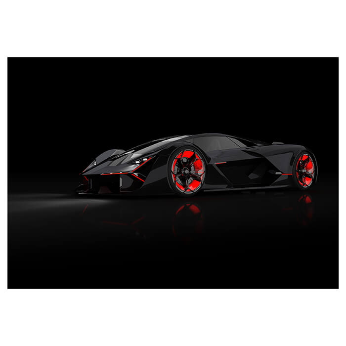 Fototapete schwarzer Sportwagen Auto M6731 - Bild 2 Fototapete schwarzer Sportwagen Auto M6731 - Bild 2