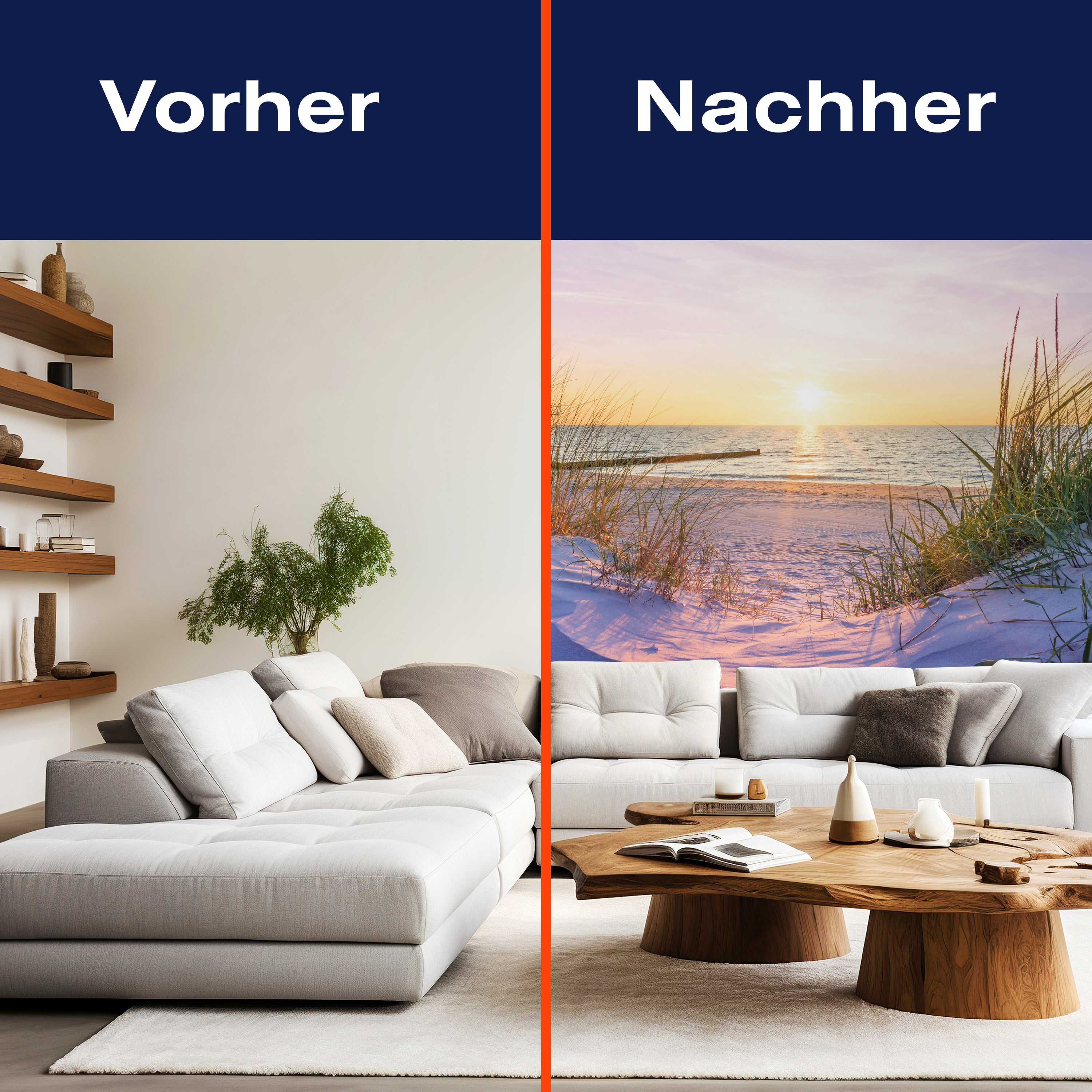 Fototapete Strandzugang Meer Sonne M6745 - Bild 9 Fototapete Strandzugang Meer Sonne M6745 - Bild 9