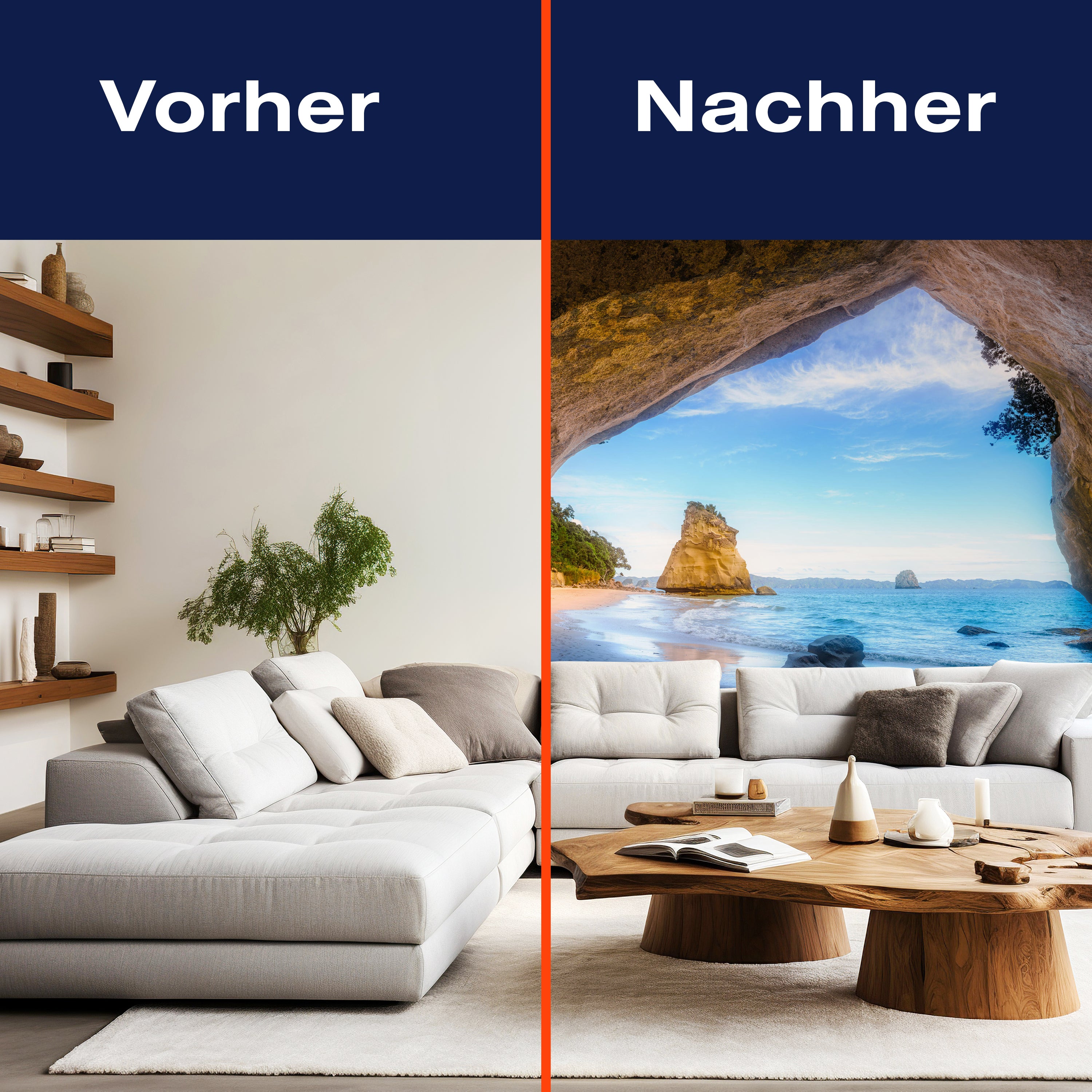 Fototapete Meer Strand Felsen M6748 - Bild 9 Fototapete Meer Strand Felsen M6748 - Bild 9