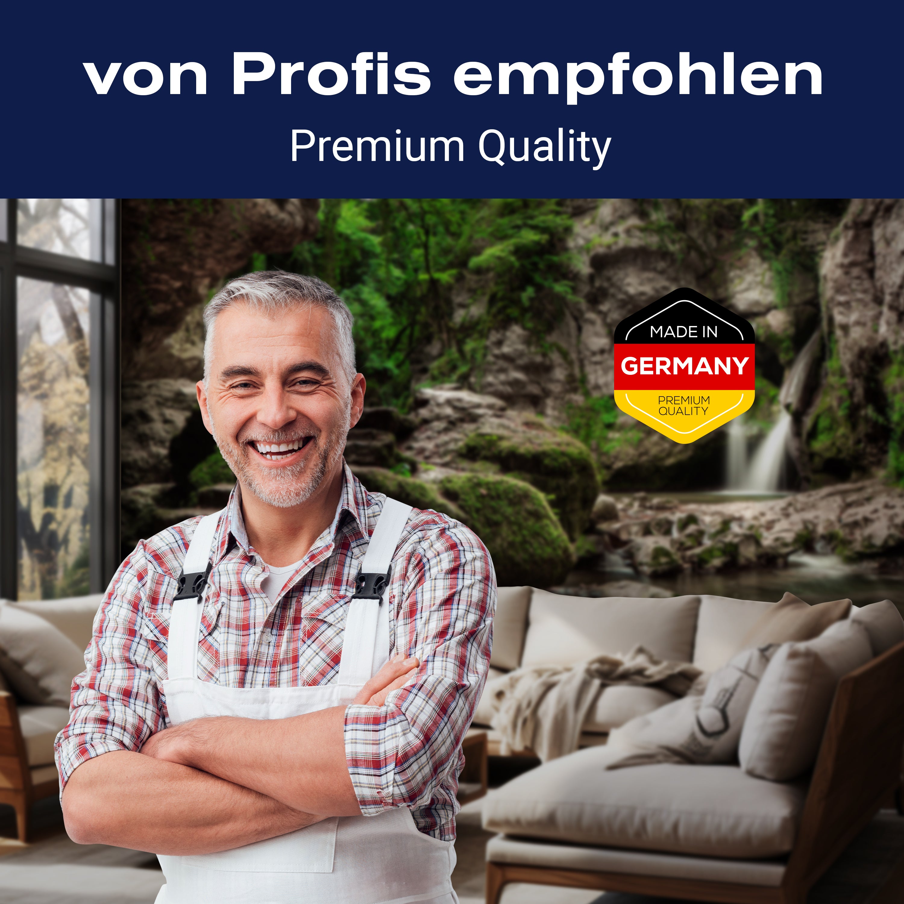 Fototapete Wasserfall Treppe See M6756 - Bild 5 Fototapete Wasserfall Treppe See M6756 - Bild 5