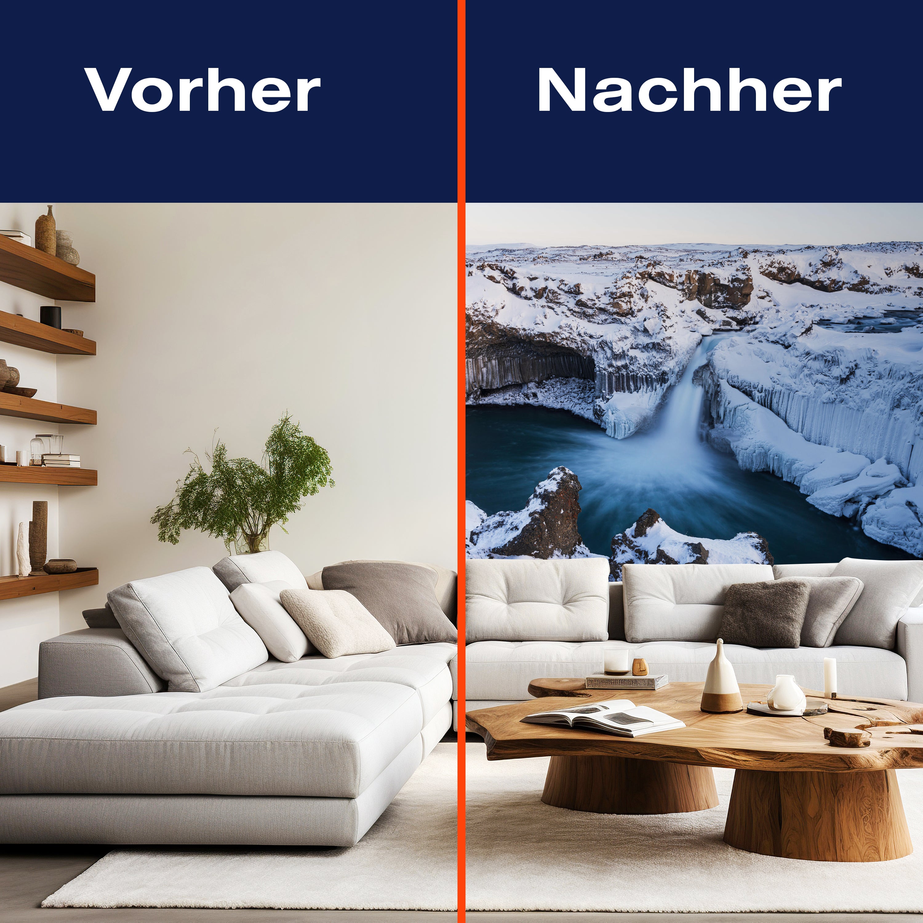 Fototapete Berge Wasserfall Schnee M6757 - Bild 9 Fototapete Berge Wasserfall Schnee M6757 - Bild 9