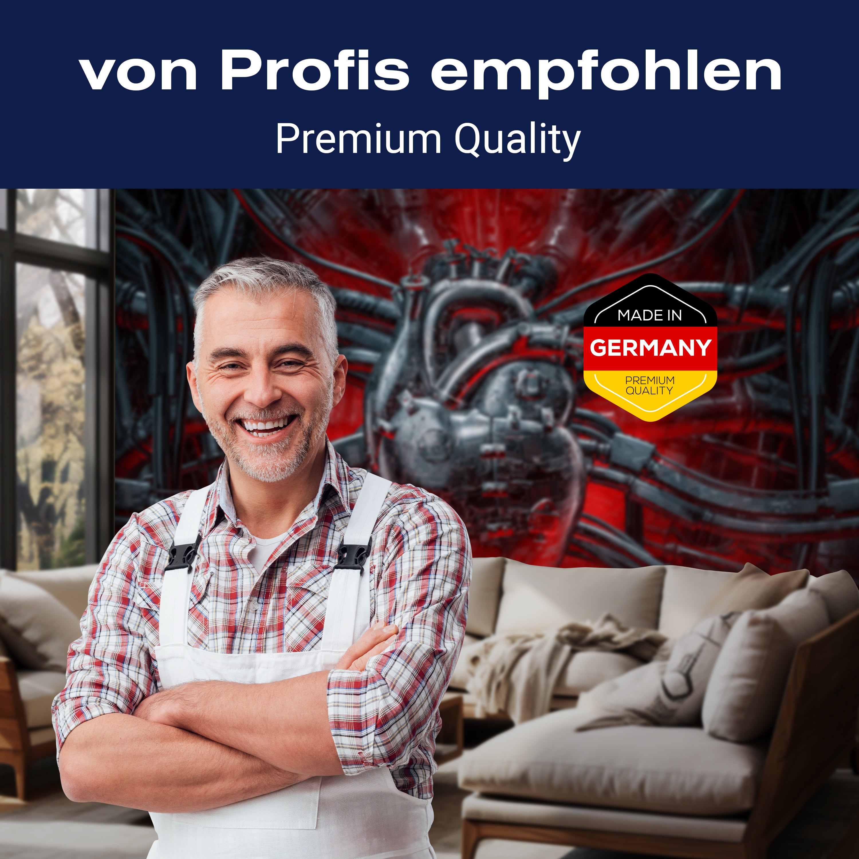 Fototapete Herz Steampunk Metall M6802 - Bild 5 Fototapete Herz Steampunk Metall M6802 - Bild 5