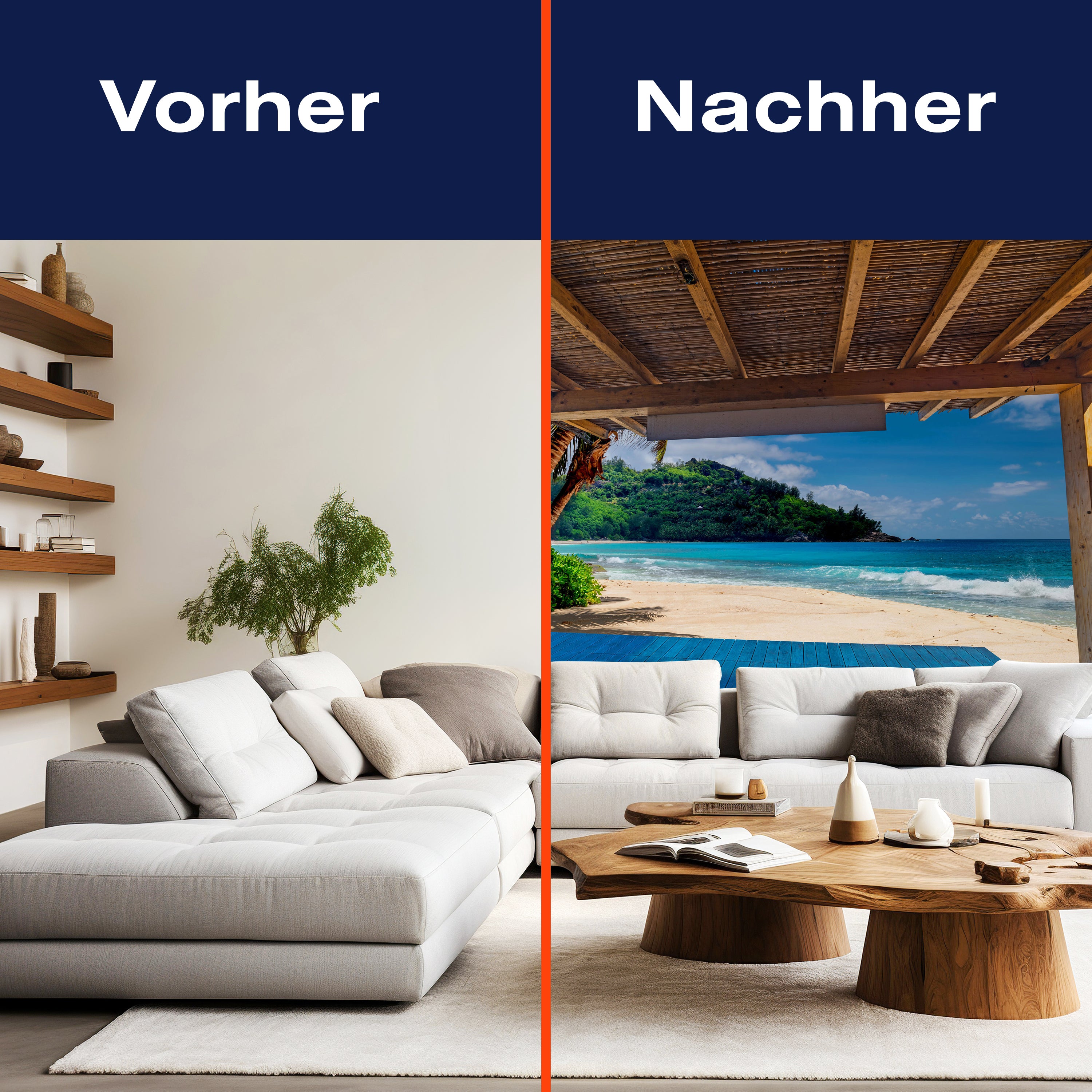 Fototapete Meer Strand Ausblick Wellen Südsee M6838 - Bild 9 Fototapete Meer Strand Ausblick Wellen Südsee M6838 - Bild 9