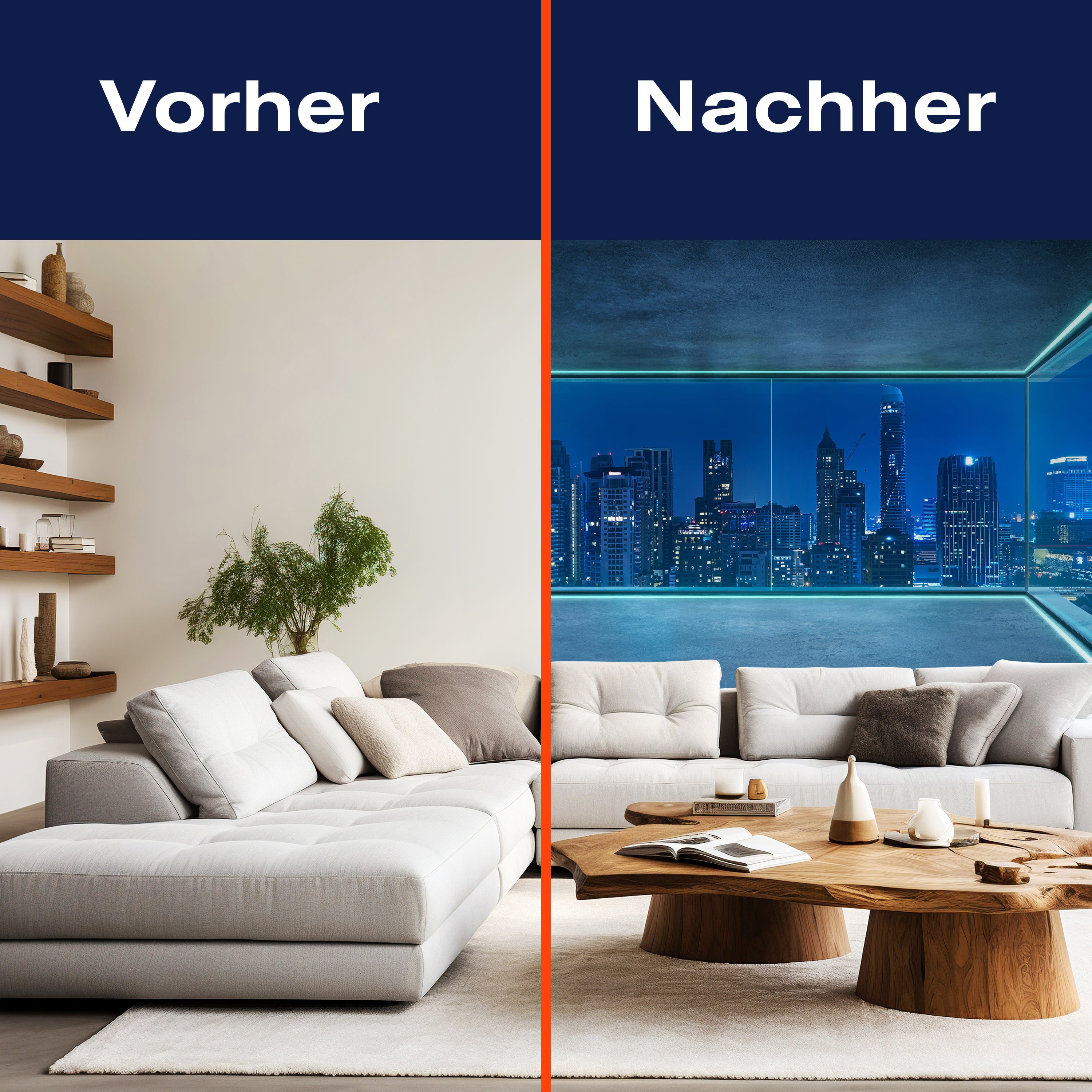 Fototapete Ausblick Skyline Fenster Stadt Nacht M6841 - Bild 9 Fototapete Ausblick Skyline Fenster Stadt Nacht M6841 - Bild 9