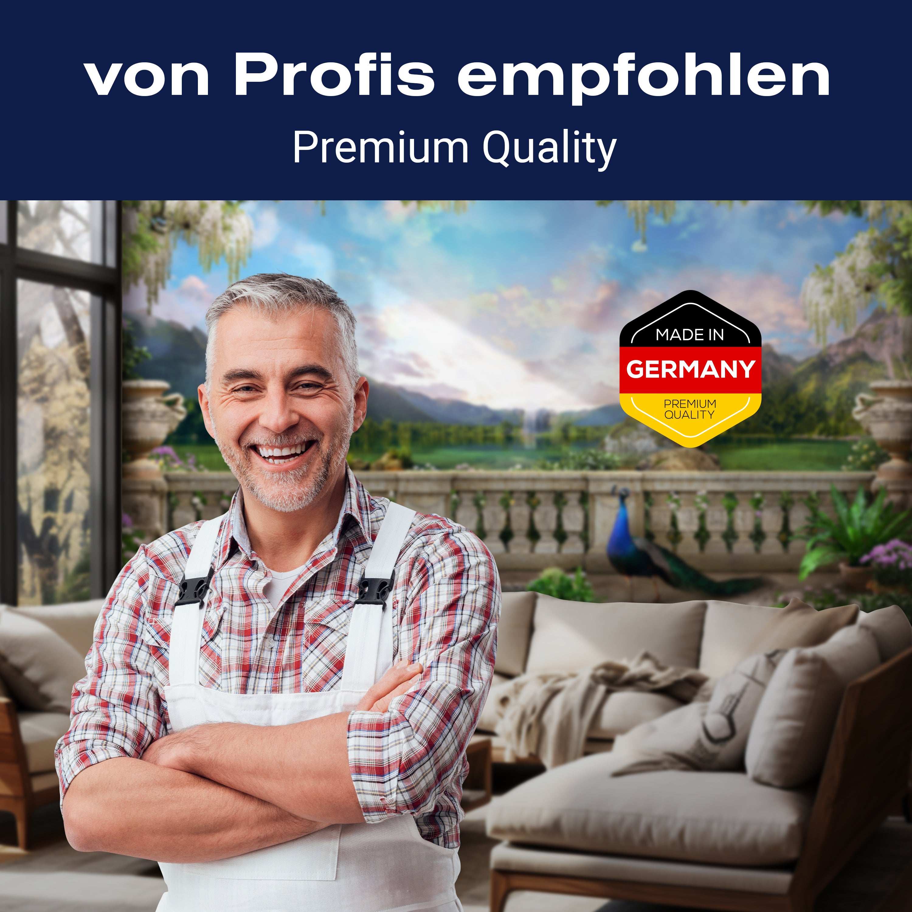 Fototapete Ausblick Berge Pfau Treppe Wasserfall M6847 - Bild 5 Fototapete Ausblick Berge Pfau Treppe Wasserfall M6847 - Bild 5