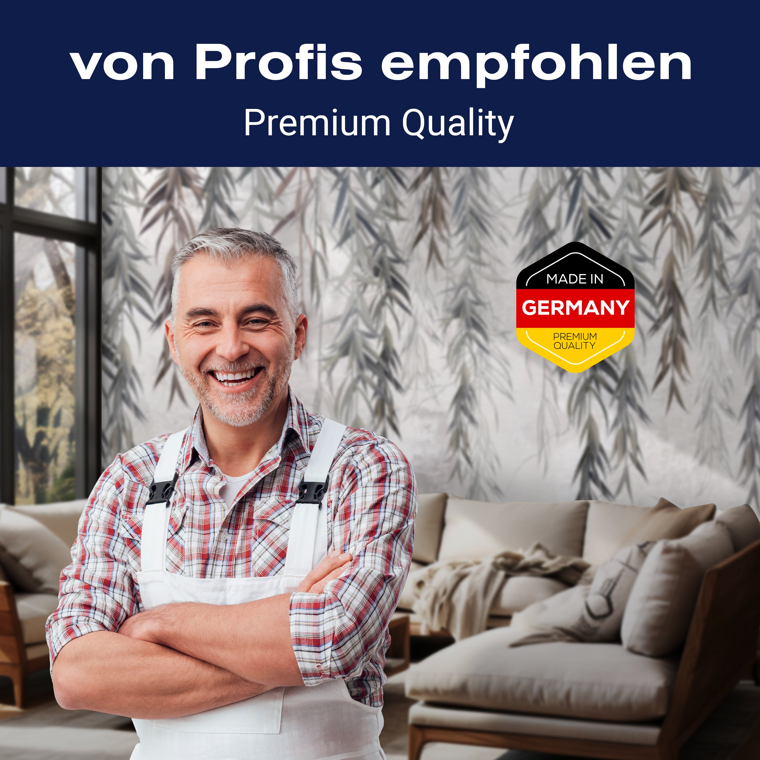 Fototapete mediterran Zweige Blätter Wand Beton M6852 - Bild 5 Fototapete mediterran Zweige Blätter Wand Beton M6852 - Bild 5