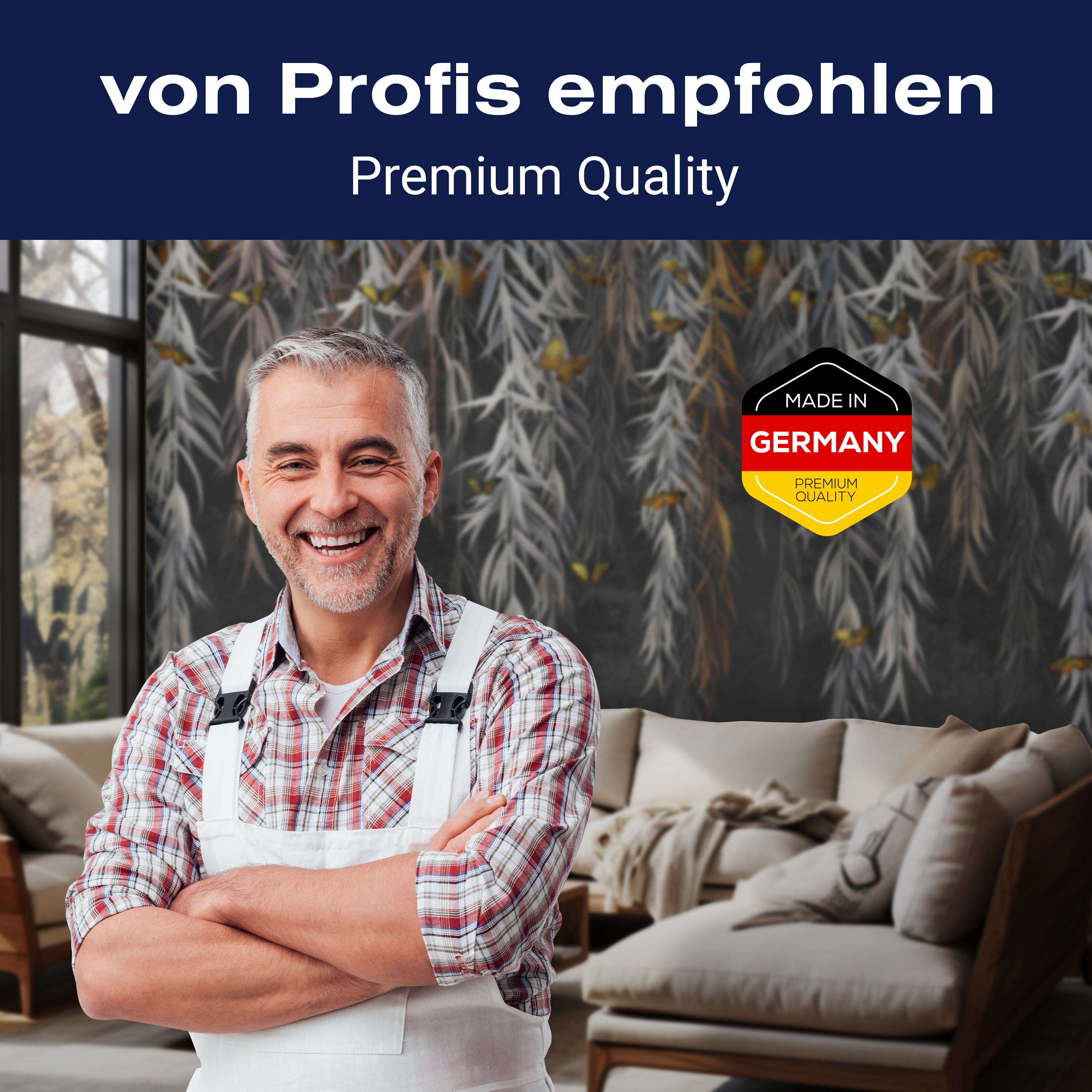 Fototapete Wand mediterran Zweige Blätter Beton M6853 - Bild 5 Fototapete Wand mediterran Zweige Blätter Beton M6853 - Bild 5