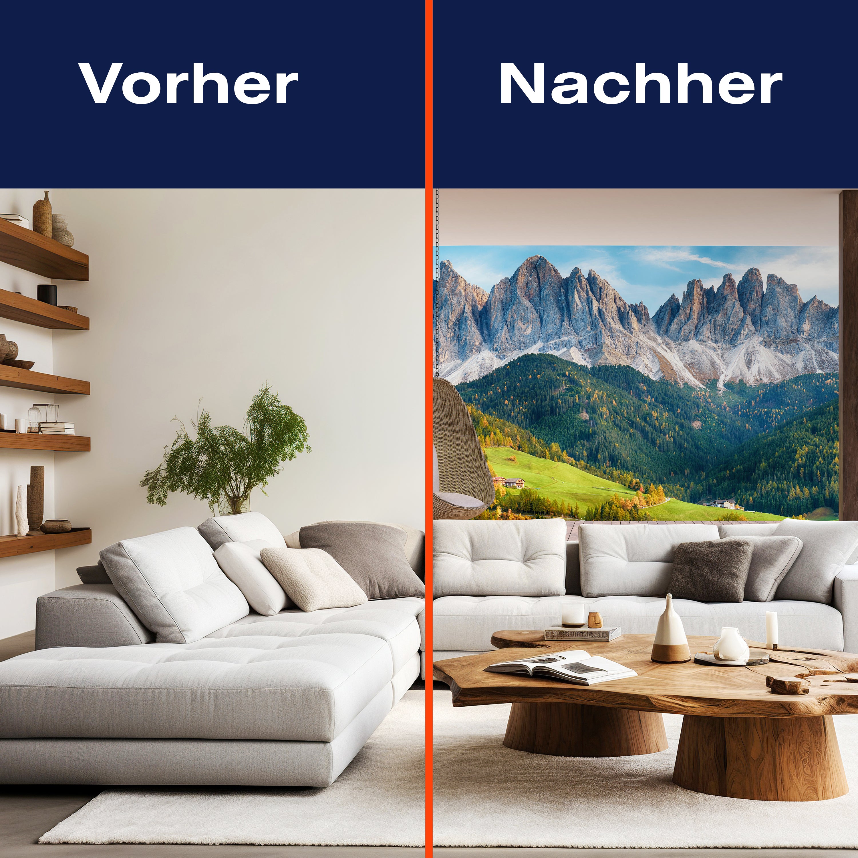 Fototapete Ausblick Berge Wald Himmel M6854 - Bild 9 Fototapete Ausblick Berge Wald Himmel M6854 - Bild 9