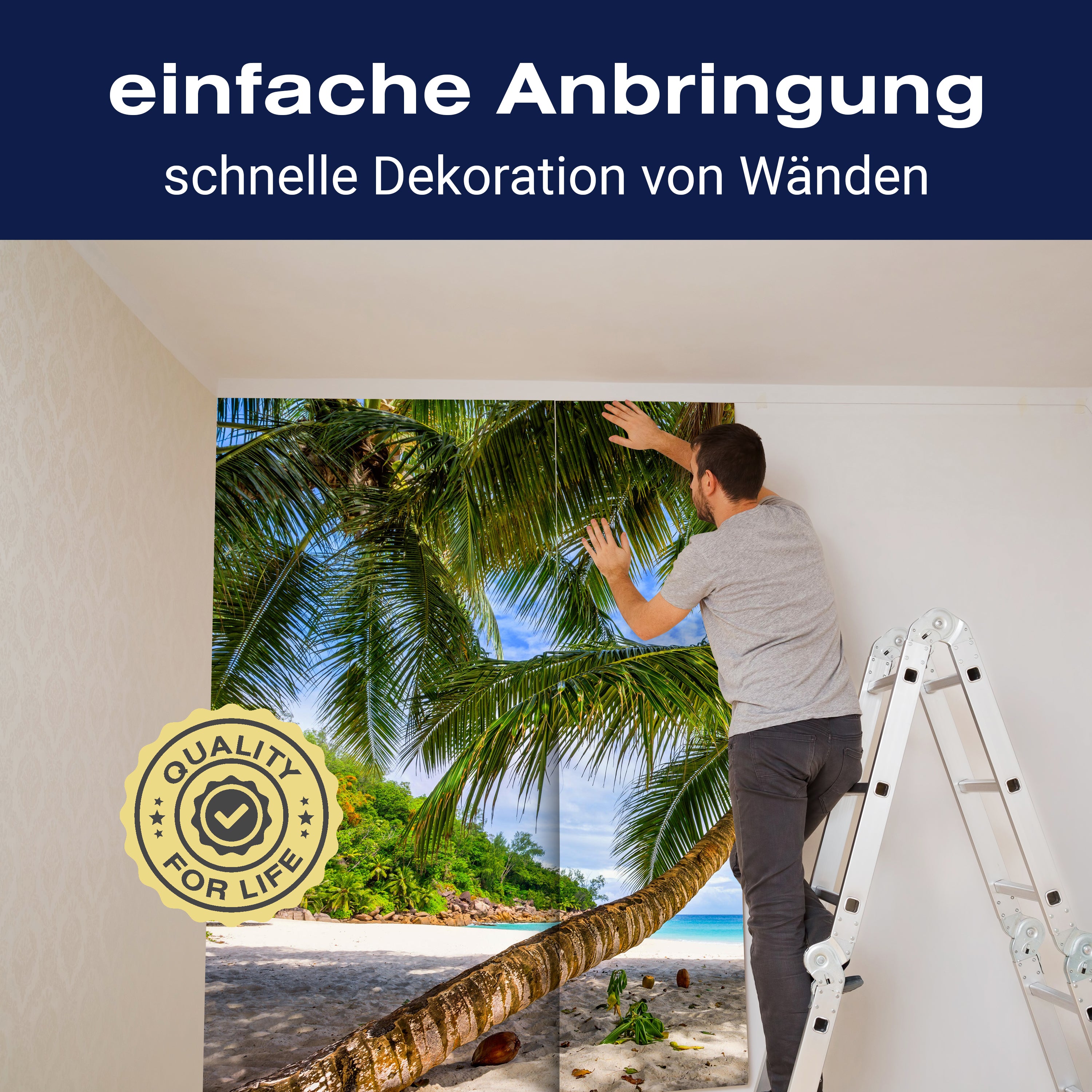 Fototapete Strand Meer Palmen M6857 - Bild 3 Fototapete Strand Meer Palmen M6857 - Bild 3