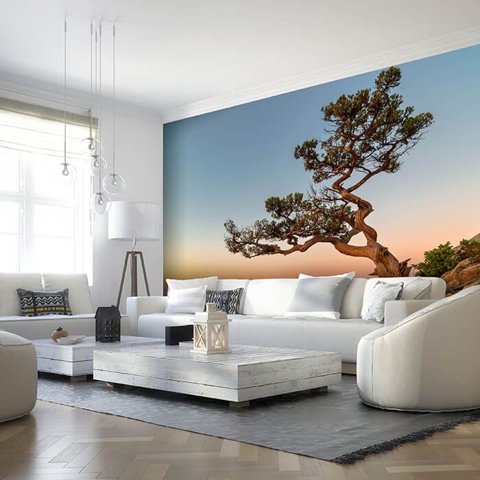 Fototapete Meer Baum Himmel M6868 - Bild 1 Fototapete Meer Baum Himmel M6868 - Bild 1