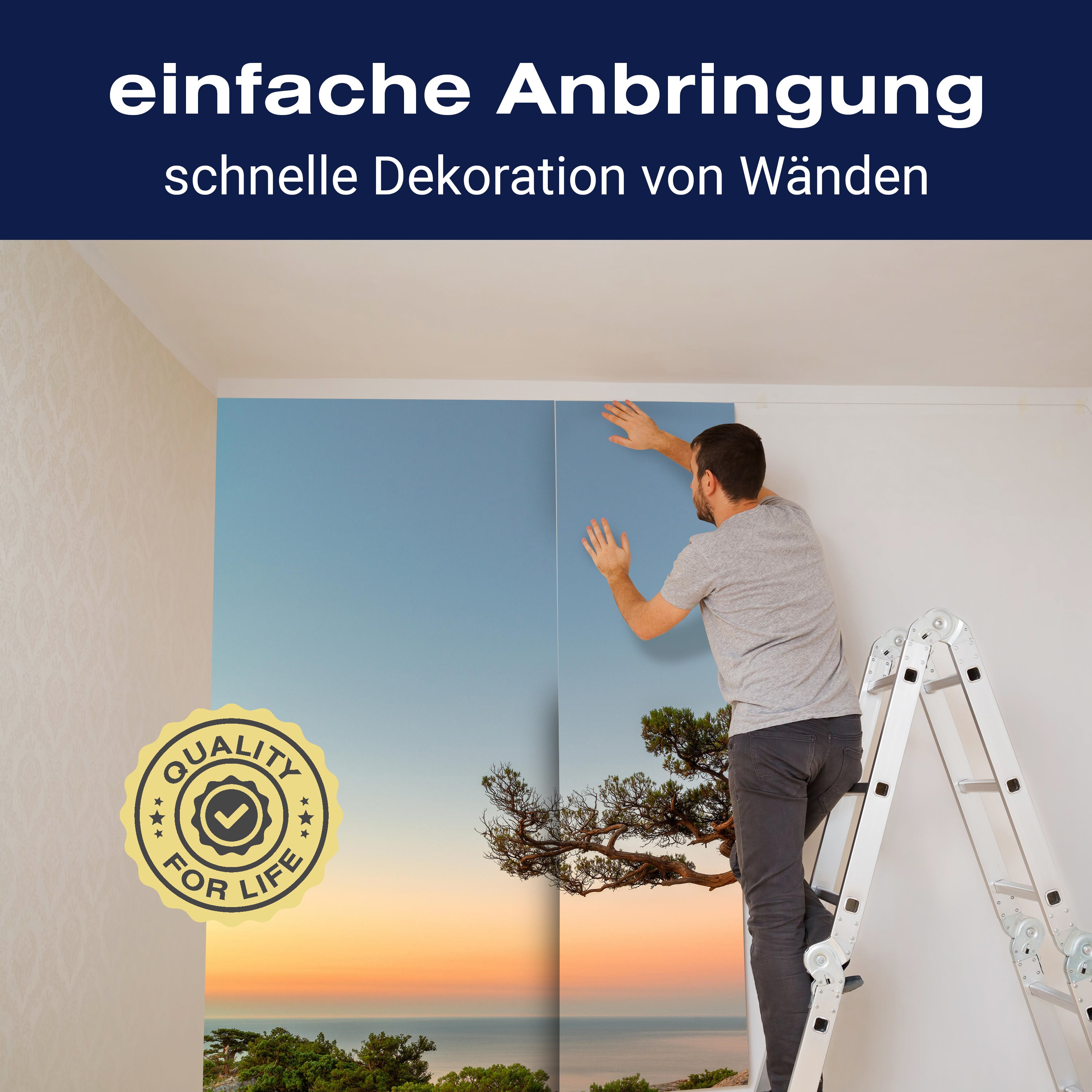 Fototapete Meer Baum Himmel M6868 - Bild 3 Fototapete Meer Baum Himmel M6868 - Bild 3