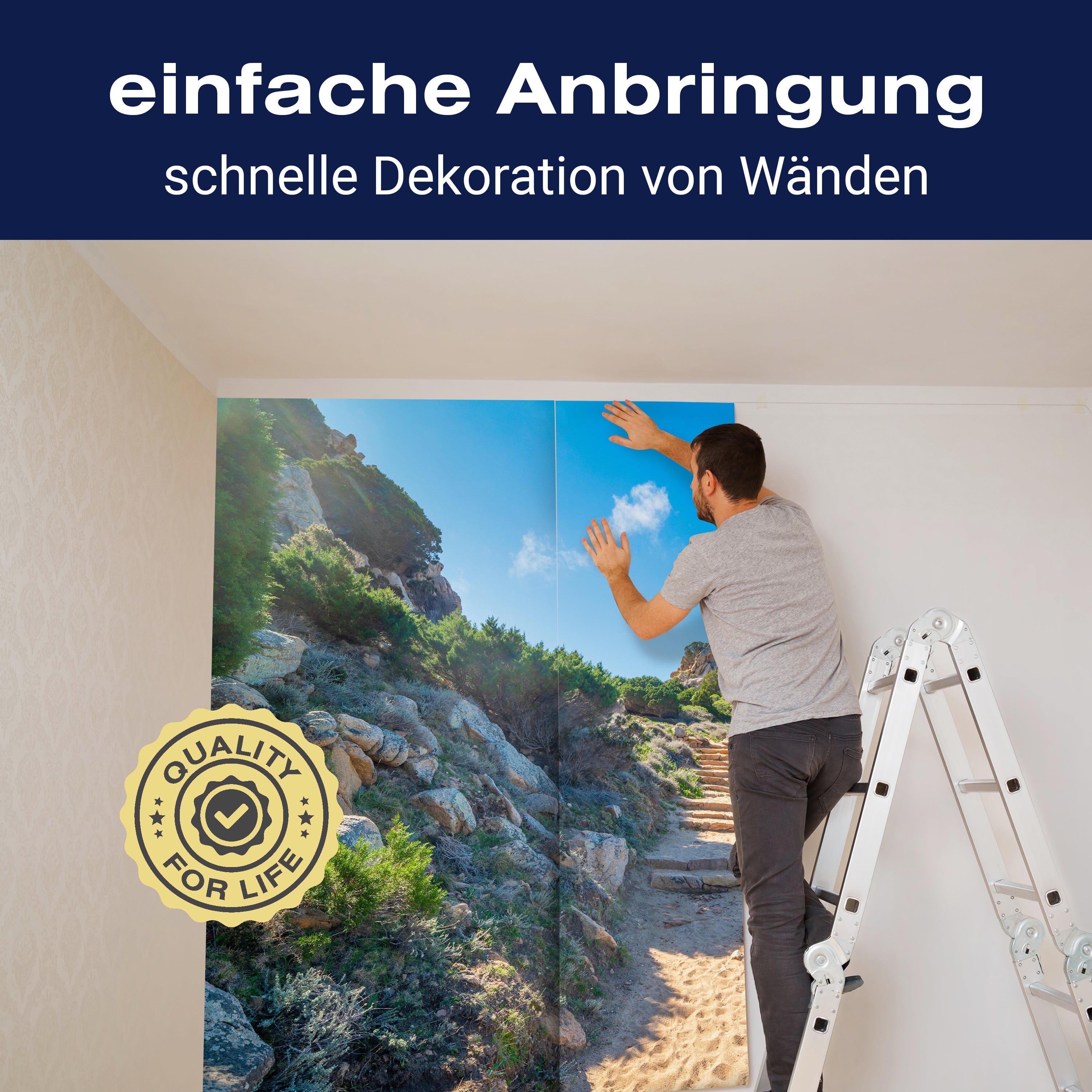 Fototapete Strand Treppe Sand M6869 - Bild 3 Fototapete Strand Treppe Sand M6869 - Bild 3