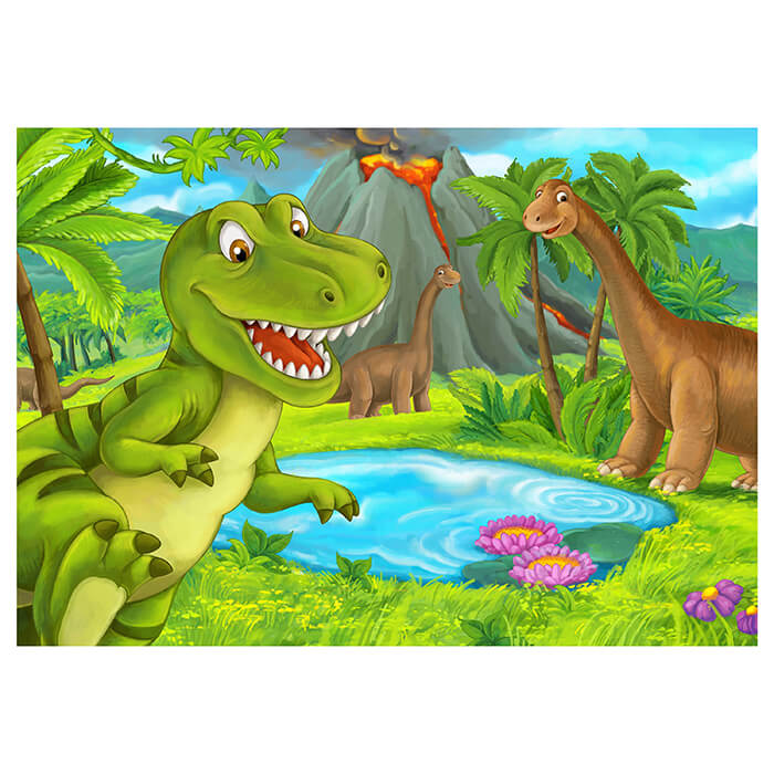 Fototapete Dino Dinosaurier Berg Teich M6879 - Bild 2 Fototapete Dino Dinosaurier Berg Teich M6879 - Bild 2