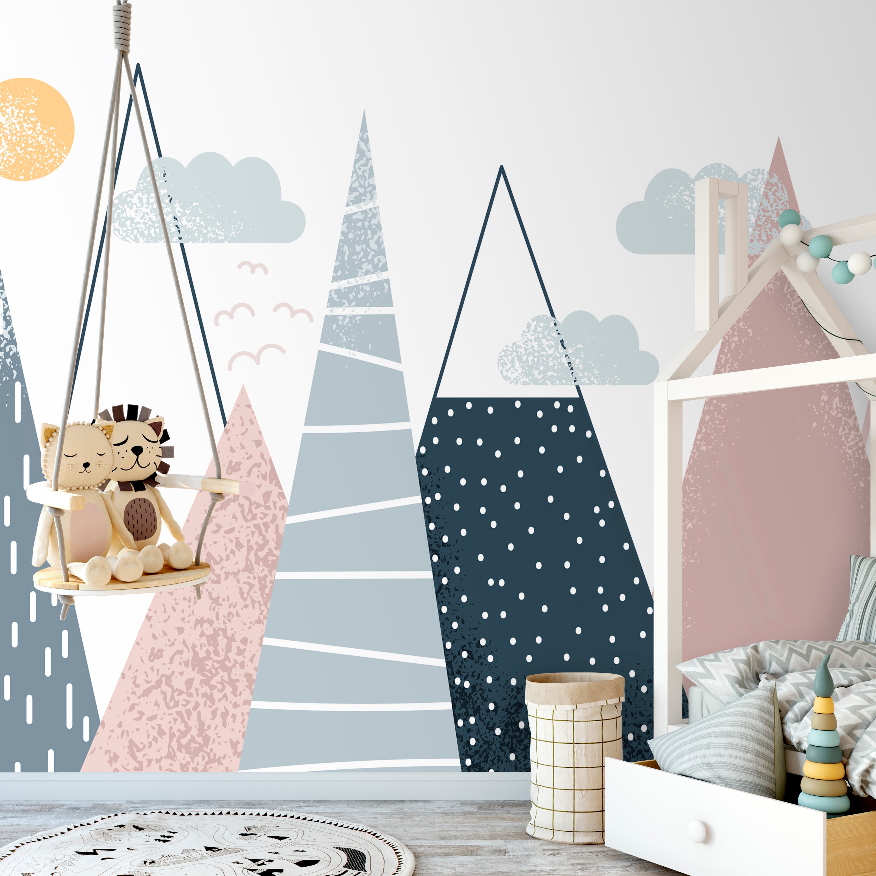 Fototapete Niedliche Berge M6910 - Bild 1 Fototapete Niedliche Berge M6910 - Bild 1