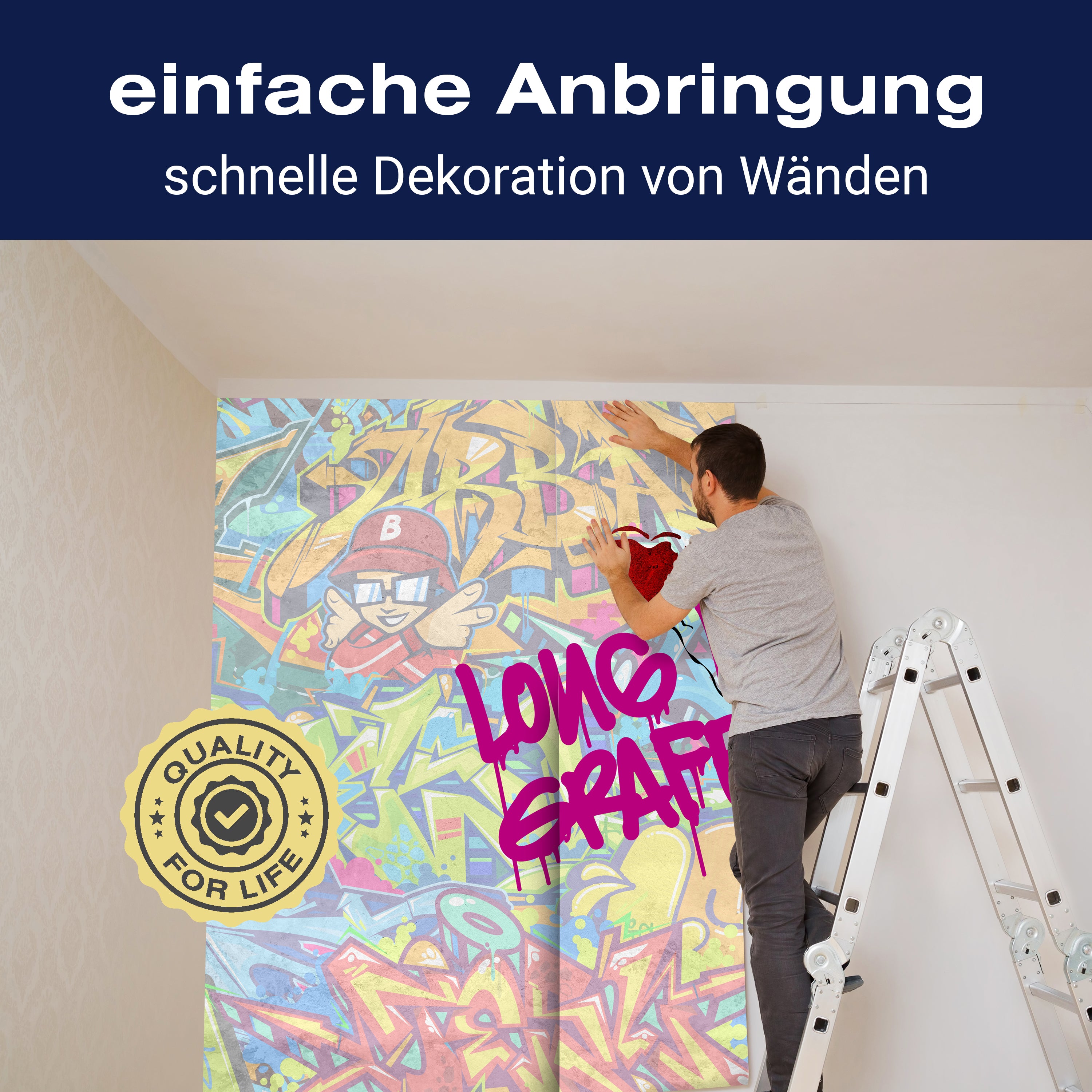 Fototapete Banksy Street Art M6933 - Bild 3 Fototapete Banksy Street Art M6933 - Bild 3
