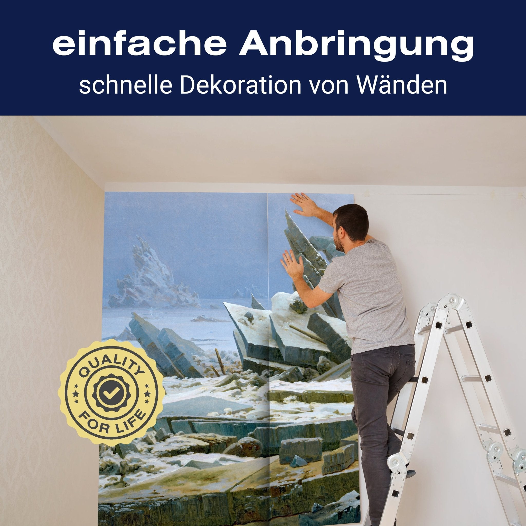 Fototapete Das Eismeer von Caspar Friedrich M6938 - Bild 3 Fototapete Das Eismeer von Caspar Friedrich M6938 - Bild 3