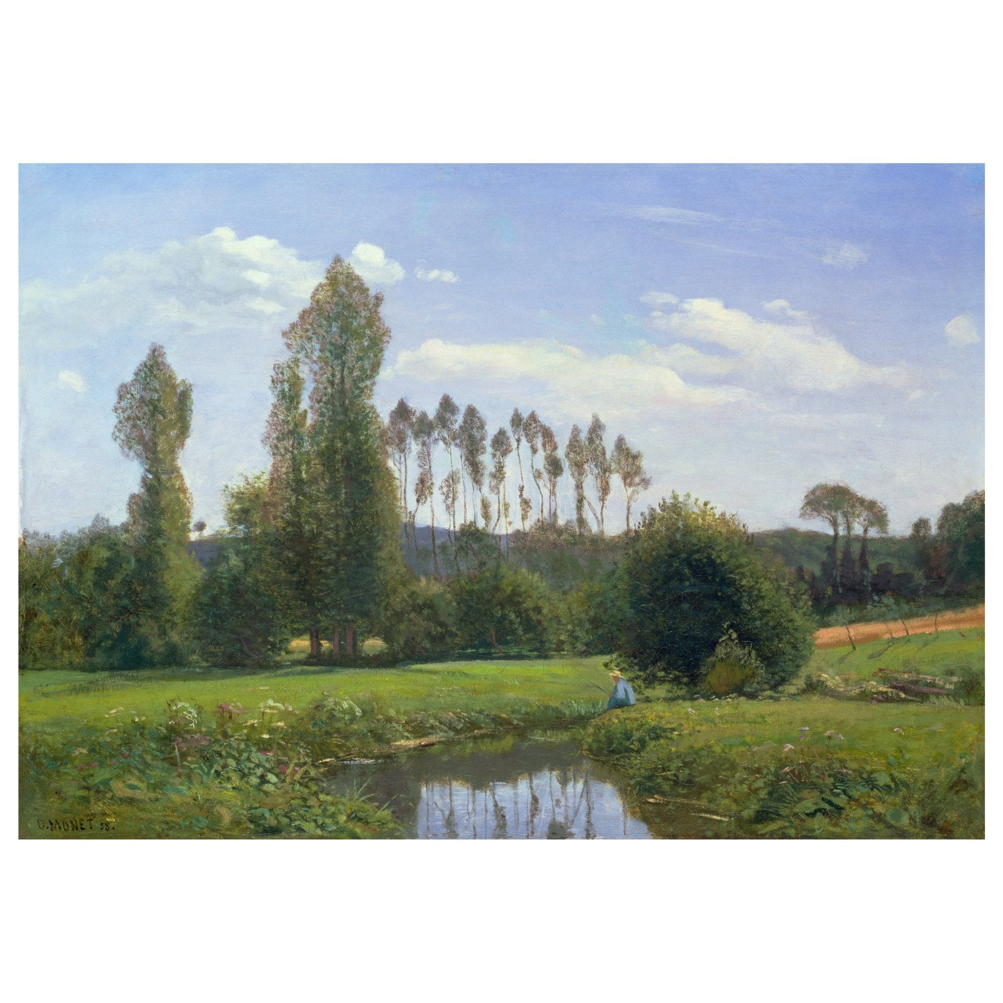 Fototapete View at Rouelles, Claude Monet M6939 - Bild 2 Fototapete View at Rouelles, Claude Monet M6939 - Bild 2