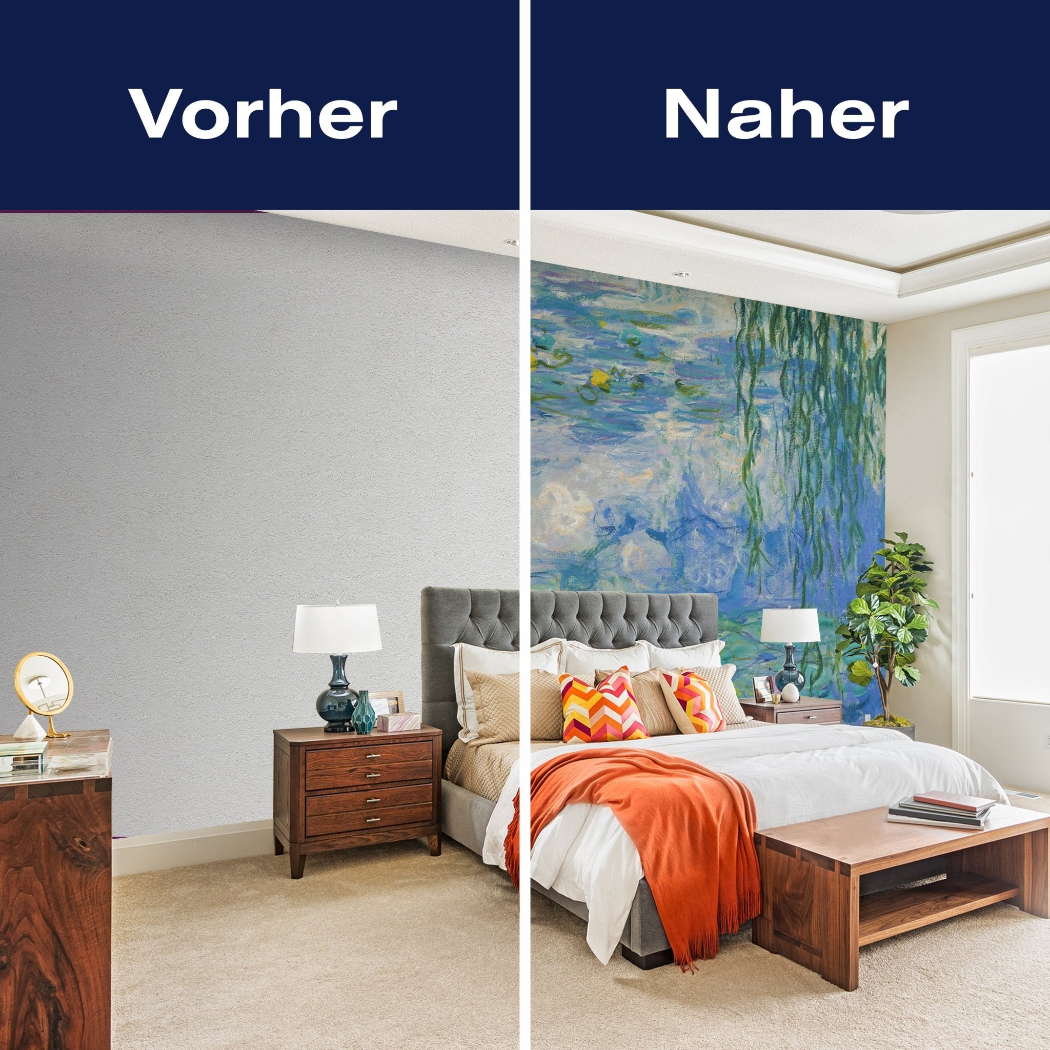 Fototapete Waterlilies, Claude Monet M6940 - Bild 9 Fototapete Waterlilies, Claude Monet M6940 - Bild 9