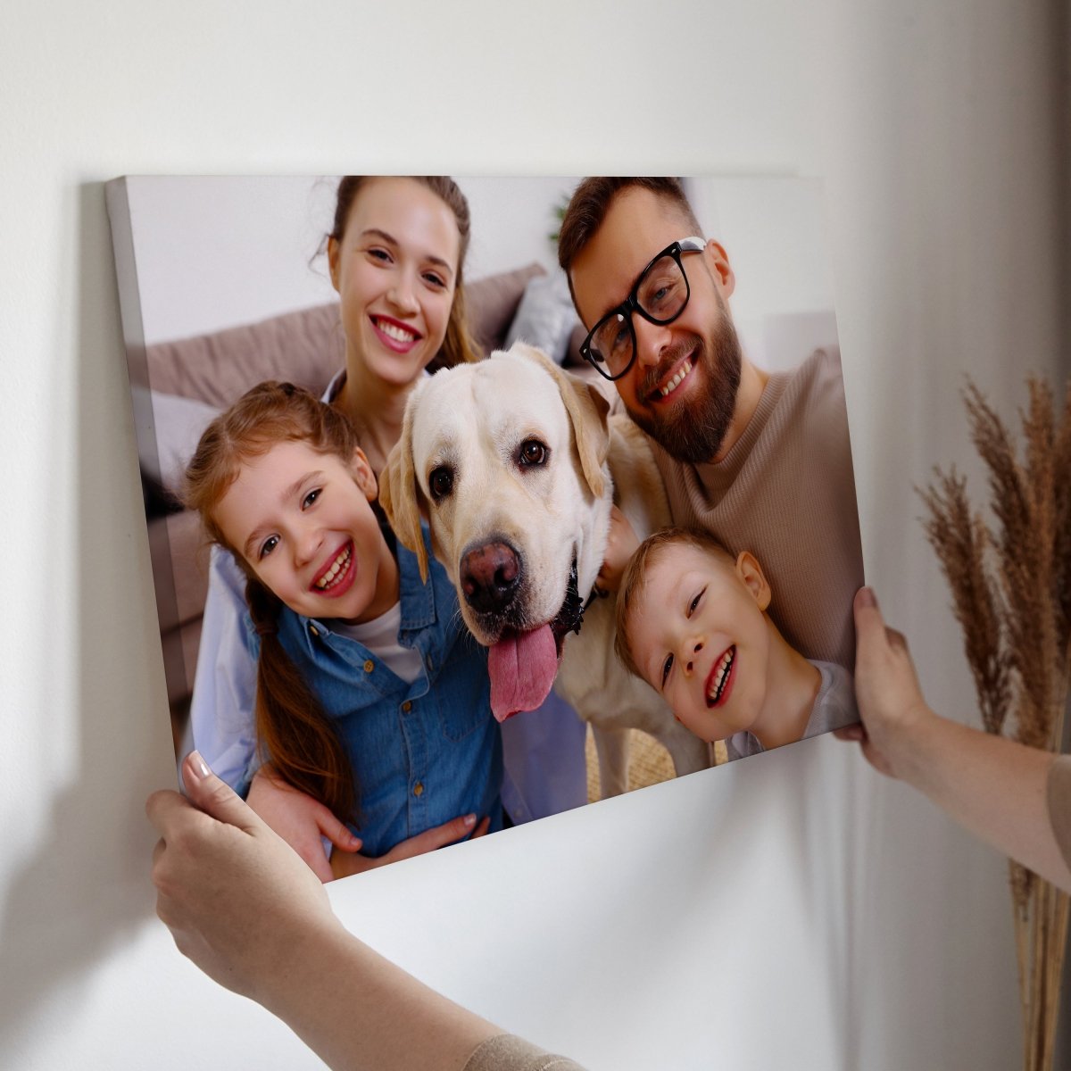 Dein Lieblings-Haustiermoment auf Leinwand Dein Lieblings-Haustiermoment auf Leinwand