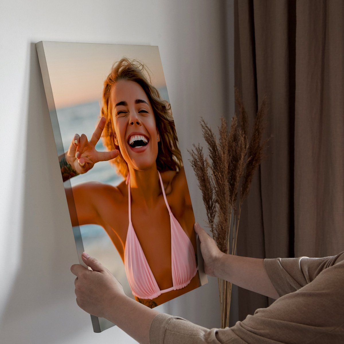 Dein Lieblings-Urlaubsmoment auf Leinwand Dein Lieblings-Urlaubsmoment auf Leinwand