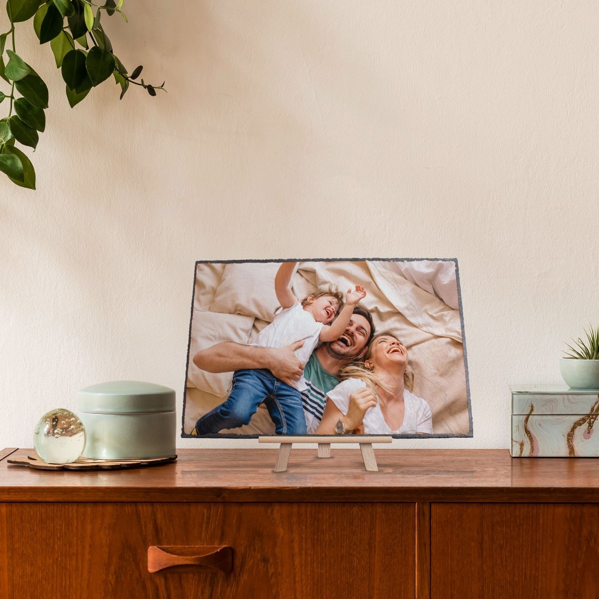 Schieferplatte mit eigenem Foto und Staffelei gestalten - Bild 2 Schieferplatte mit eigenem Foto und Staffelei gestalten - Bild 2