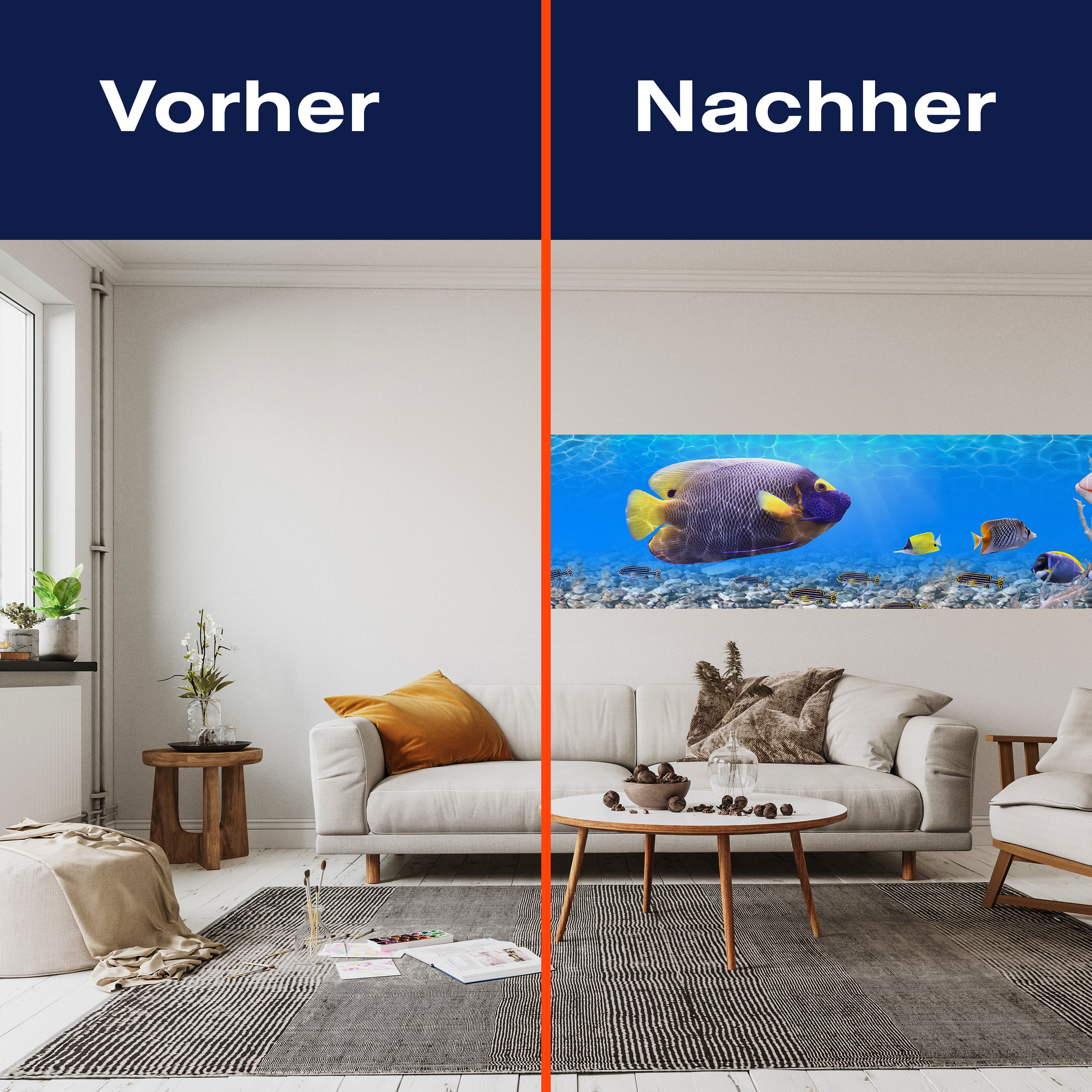 Panorama-Fototapete Unterwasserwelt 1 M0001 - Bild 3 Panorama-Fototapete Unterwasserwelt 1 M0001 - Bild 3