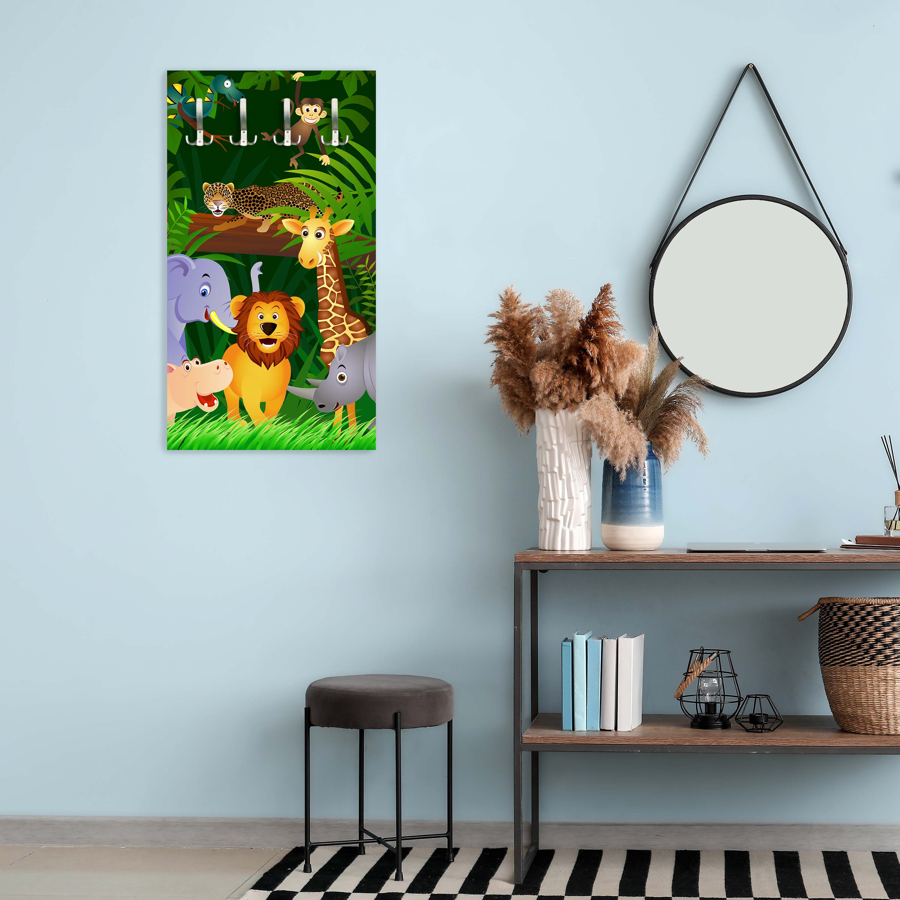 Garderobe Dschungeltiere M0002 entdecken - Bild 5 Garderobe Dschungeltiere M0002 entdecken - Bild 5