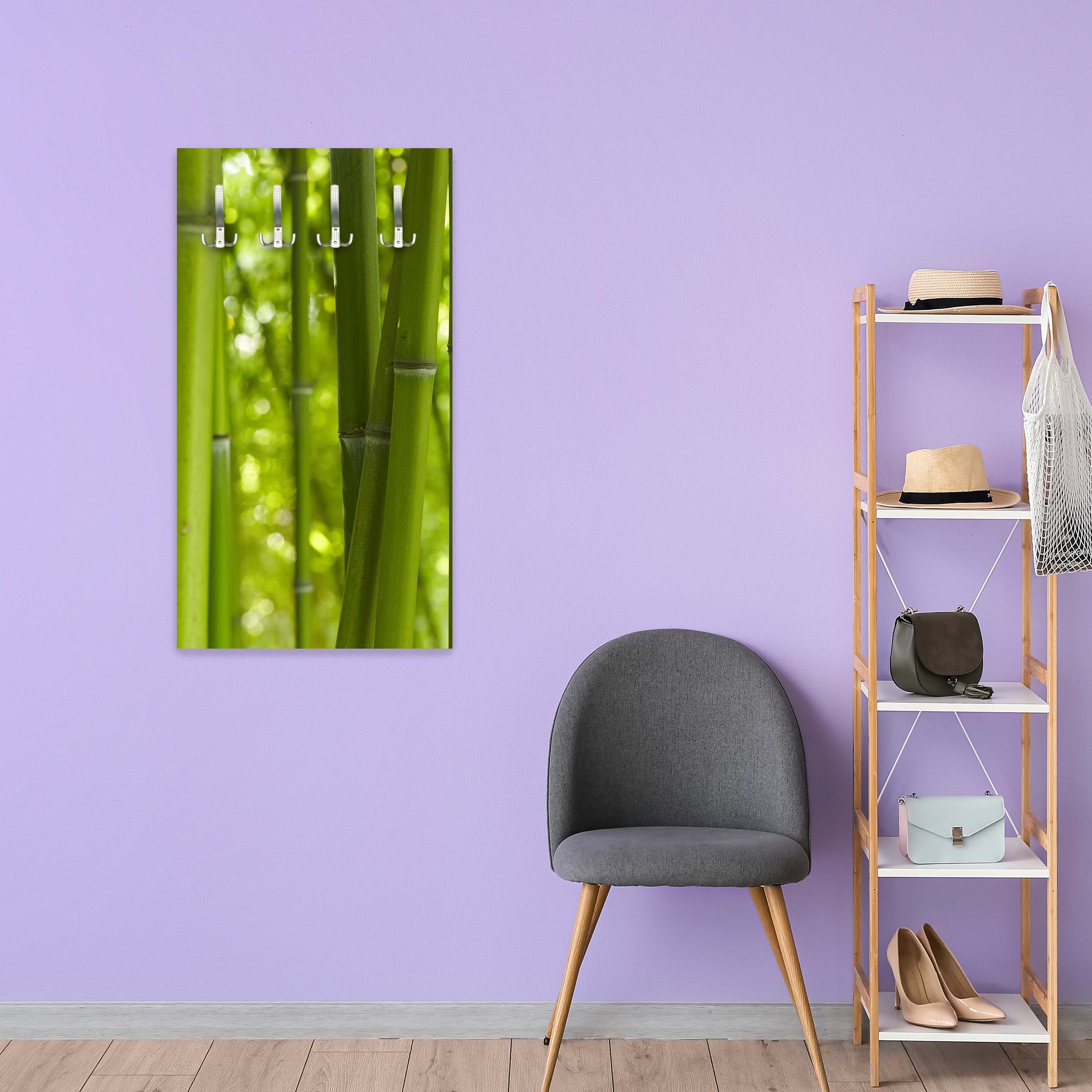 Garderobe Bambus M0003 entdecken - Bild 2 Garderobe Bambus M0003 entdecken - Bild 2