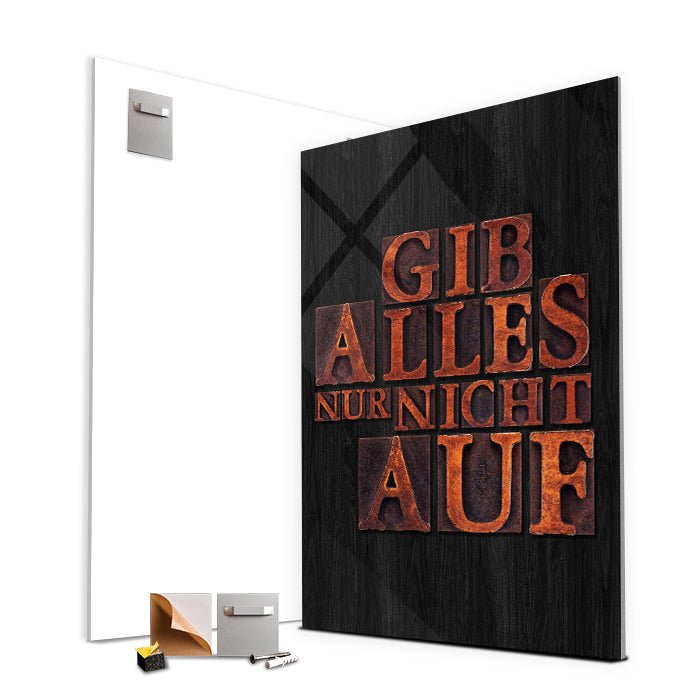 Acrylbild Acrylbild Motivation, Hochformat, Spruch M0004 M0004 - Bild 4 Acrylbild Acrylbild Motivation, Hochformat, Spruch M0004 M0004 - Bild 4