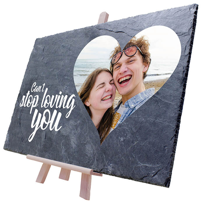 Foto auf Schiefer mit Spruch M0005 - Bild 2 Foto auf Schiefer mit Spruch M0005 - Bild 2