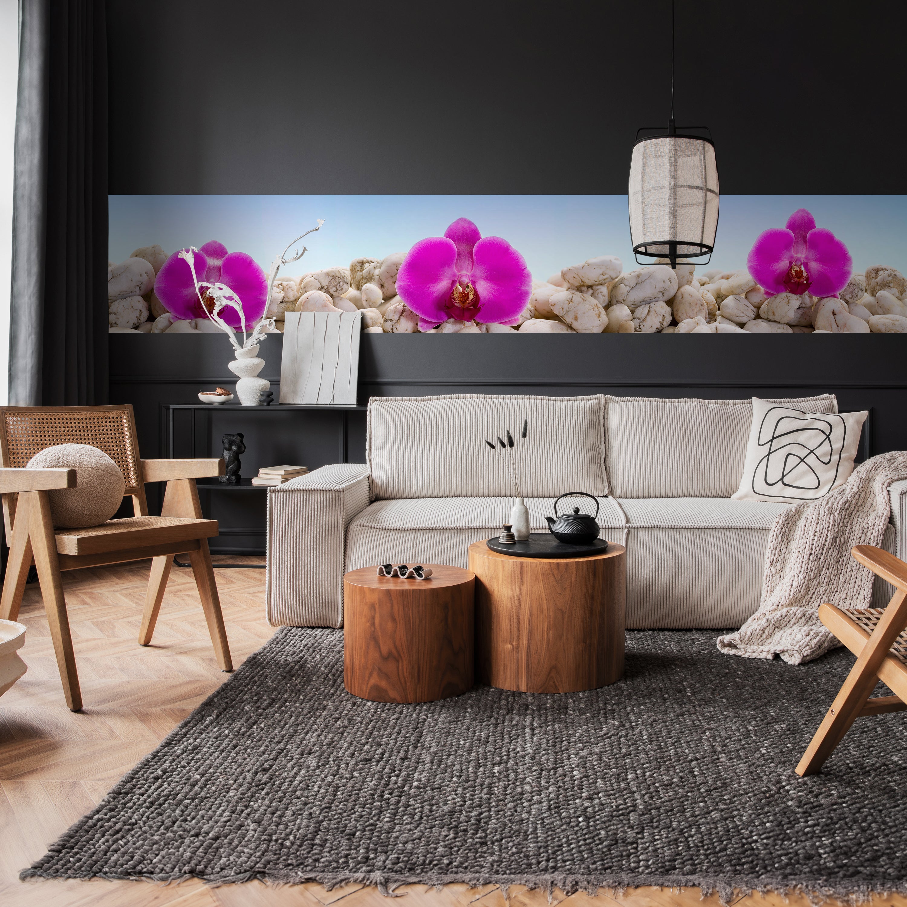 Panorama-Fototapete Orchidee, Wellness, Steine M0006 - Bild 2 Panorama-Fototapete Orchidee, Wellness, Steine M0006 - Bild 2