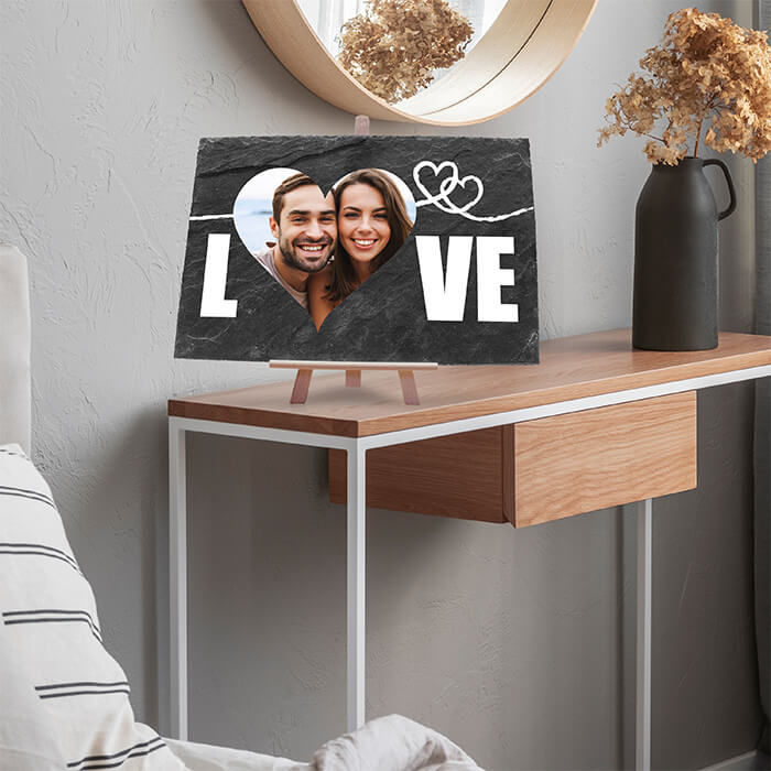 Schieferplatte mit Staffelei LOVE M0008 - Bild 7 Schieferplatte mit Staffelei LOVE M0008 - Bild 7