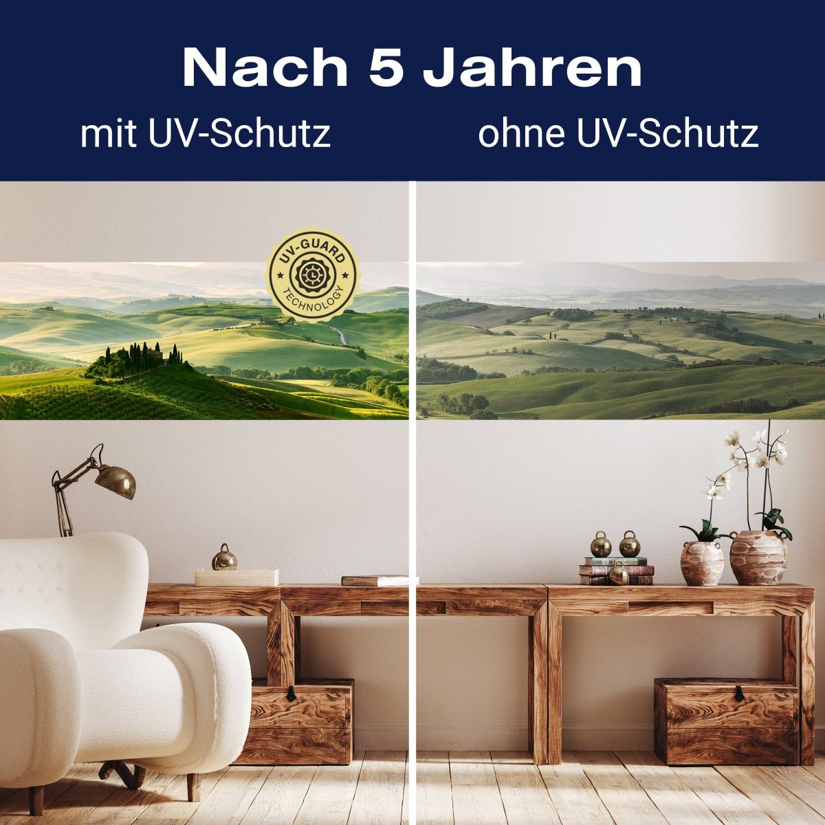 Panorama-Fototapete Grüne Hügel, Landschaft M0008 - Bild 9 Panorama-Fototapete Grüne Hügel, Landschaft M0008 - Bild 9