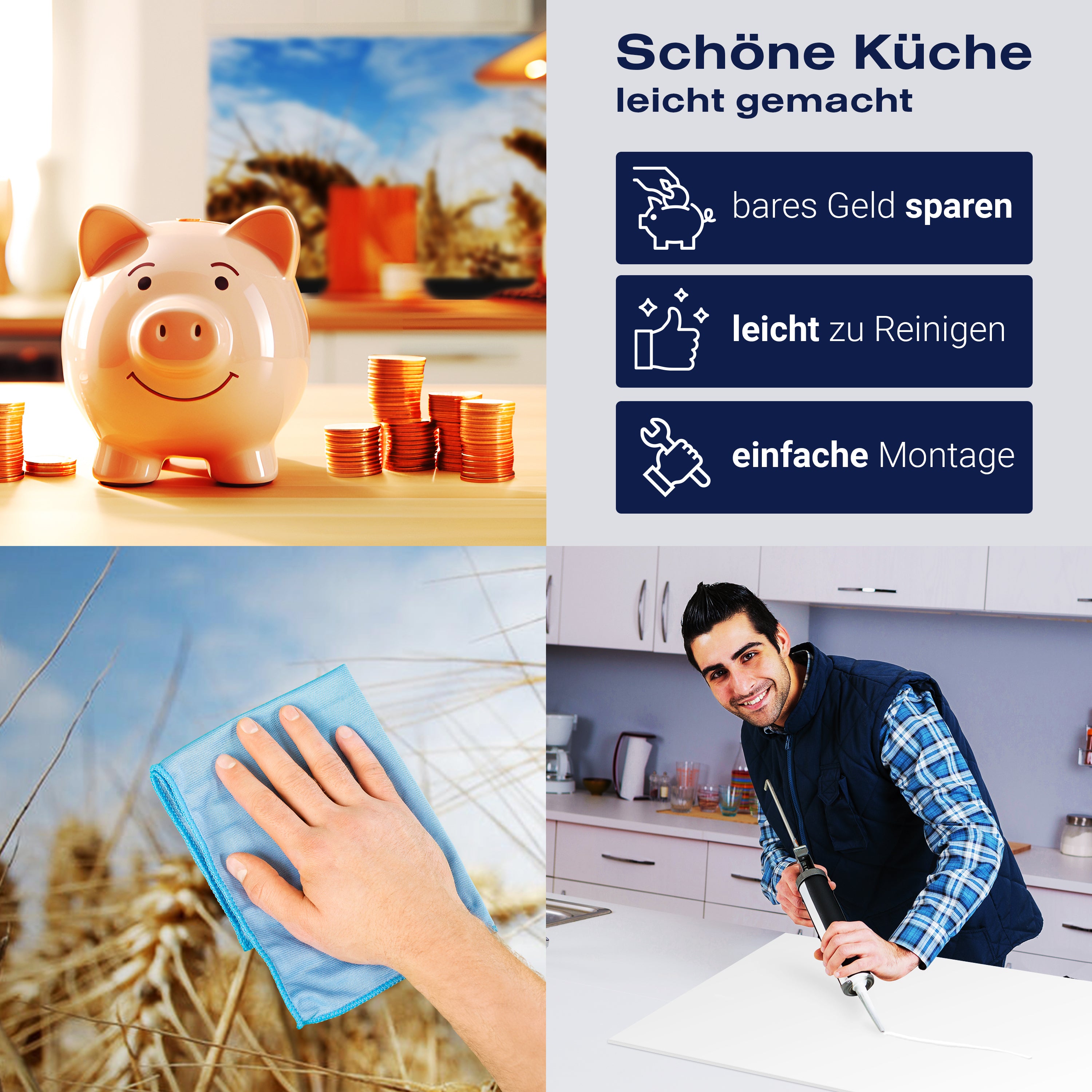 Küchenrückwand Kornfeld M0009 entdecken - Bild 7 Küchenrückwand Kornfeld M0009 entdecken - Bild 7