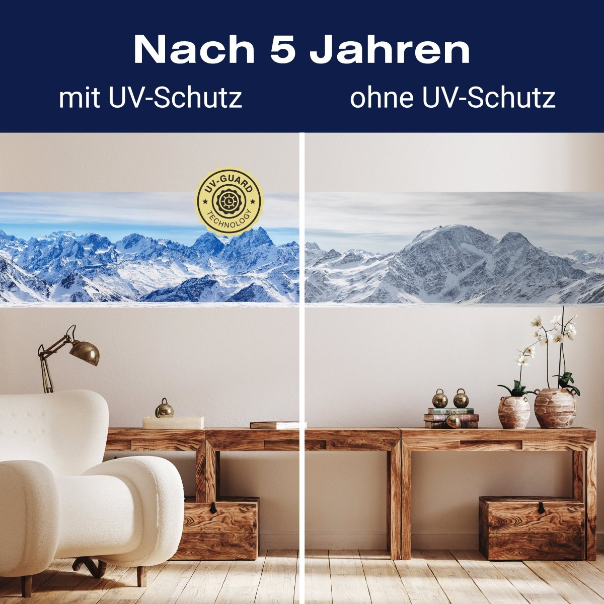 Panorama-Fototapete Berglandschaft im Winter M0010 - Bild 9 Panorama-Fototapete Berglandschaft im Winter M0010 - Bild 9