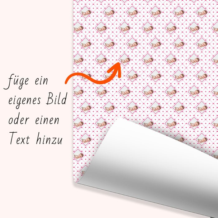 Geschenkpapier personalisiert Geschenkpapier Krone Mädchen - Bild 6 Geschenkpapier personalisiert Geschenkpapier Krone Mädchen - Bild 6